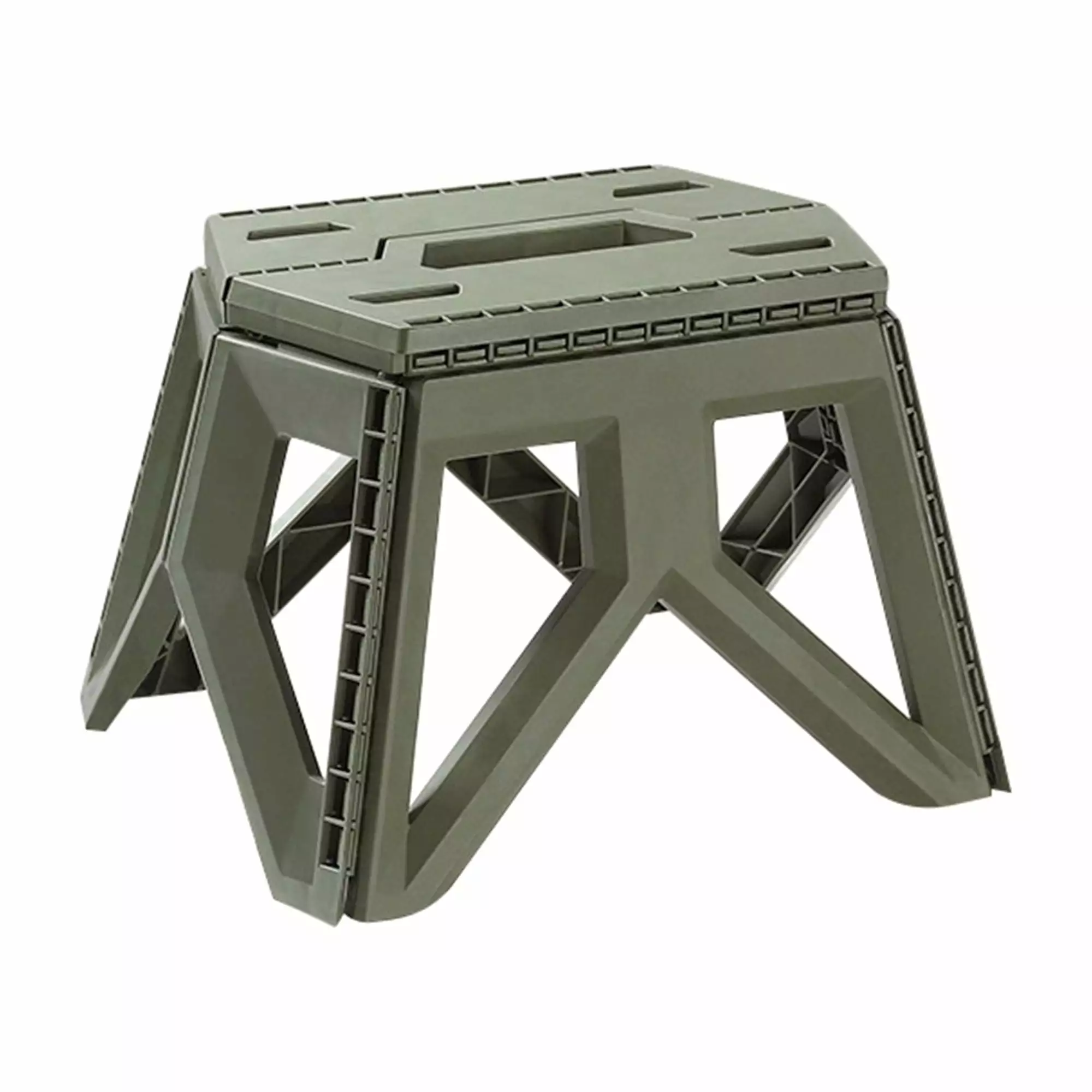 Folding Step Stool. Strong Heavy Duty Skid Resistant Stool for Kids and Adults Suitable for Home. Outdoor Camping