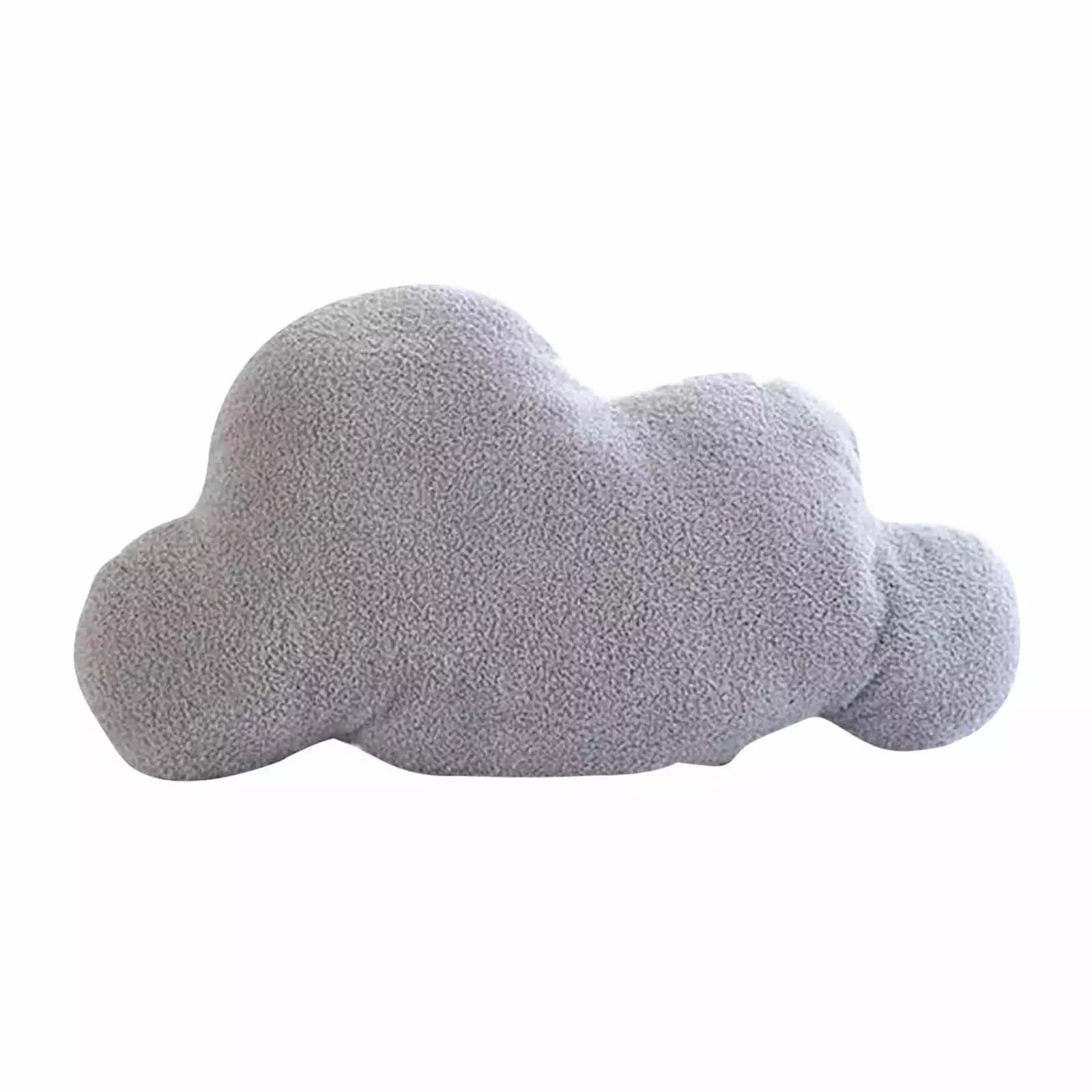 Fridja Soft Velvet Cloud Outdoor Pillow Soft Car Plush Nap Pillow Sofa Cushion. Gray. 9.84 x 5.12