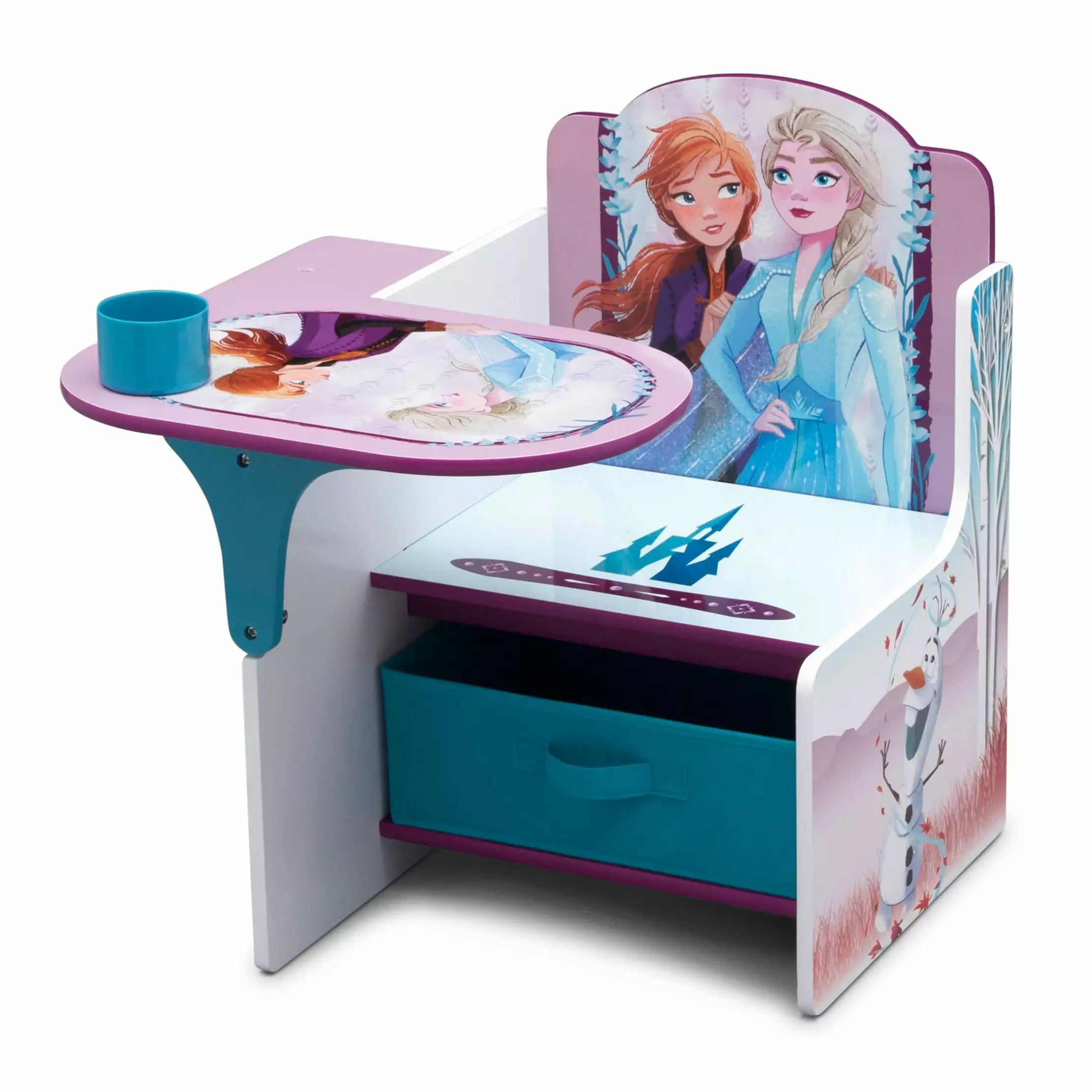 Frozen 2 Kids' Chair Desk with Storage Bin - Delta Children