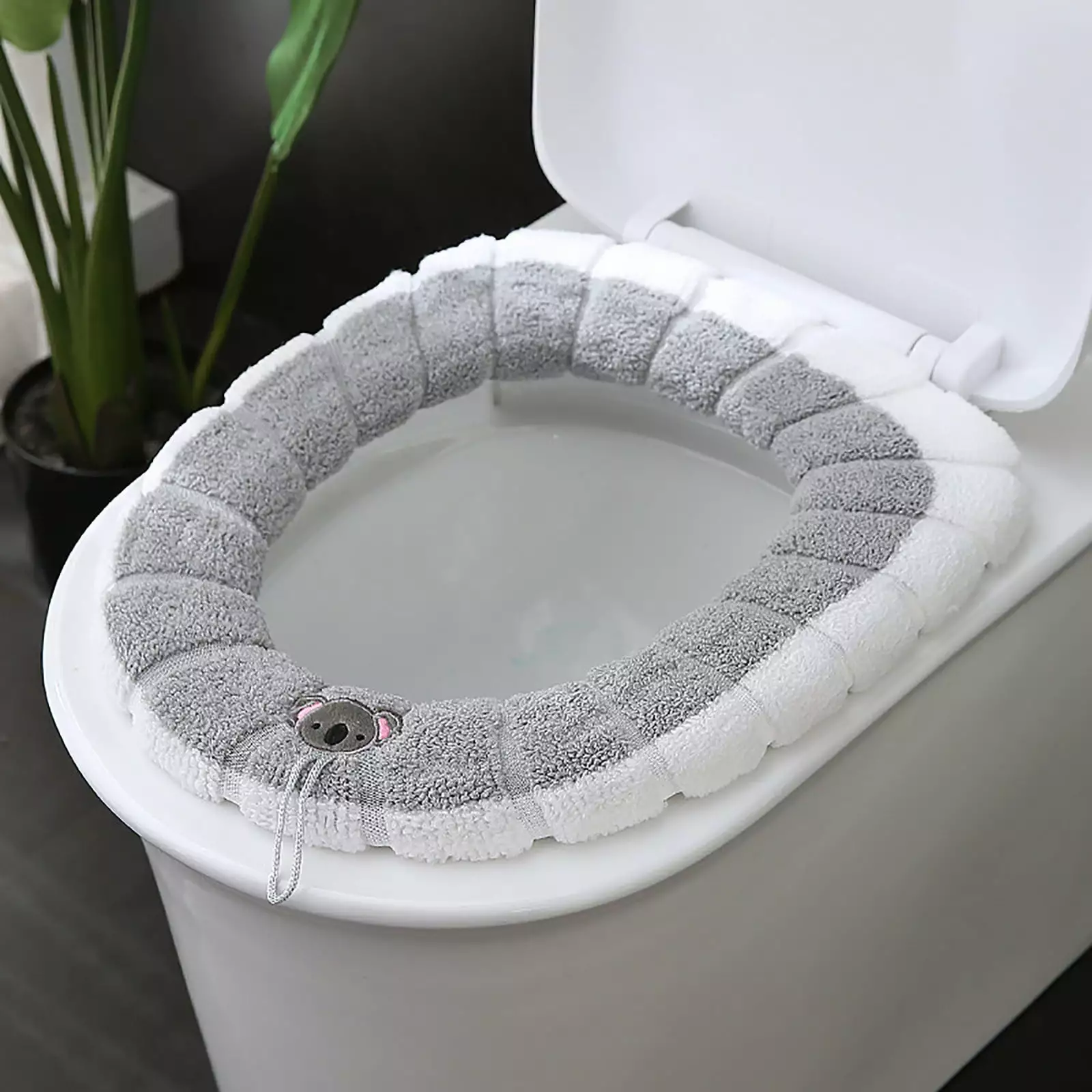 GBSELL Home Clearance Bathroom Toilet Seat Closestool Washable Soft Warmer Mat Cover Pad Cushion Gifts for Women Men Mom Dad