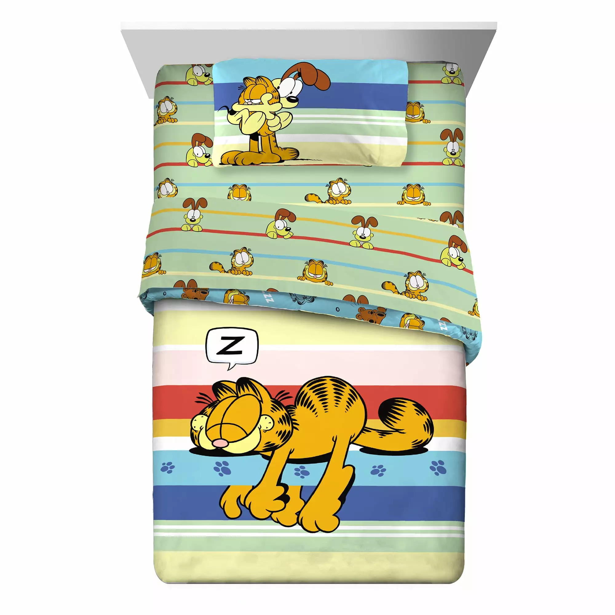 Garfield Kids Twin Bed in a Bag. Comforter and Sheets