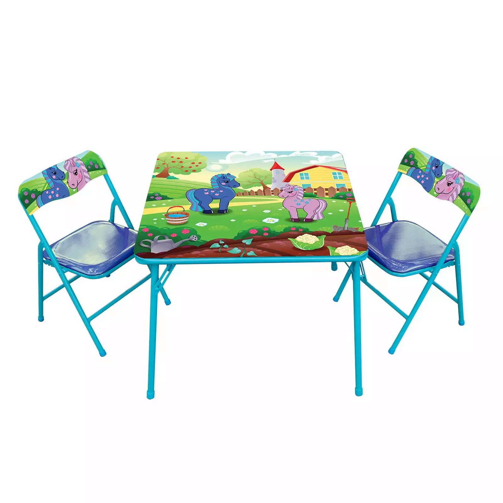 Gener8 Indoor Pony Table & Chairs. Multi-Color - Ages 3 to 6 Years 24x24