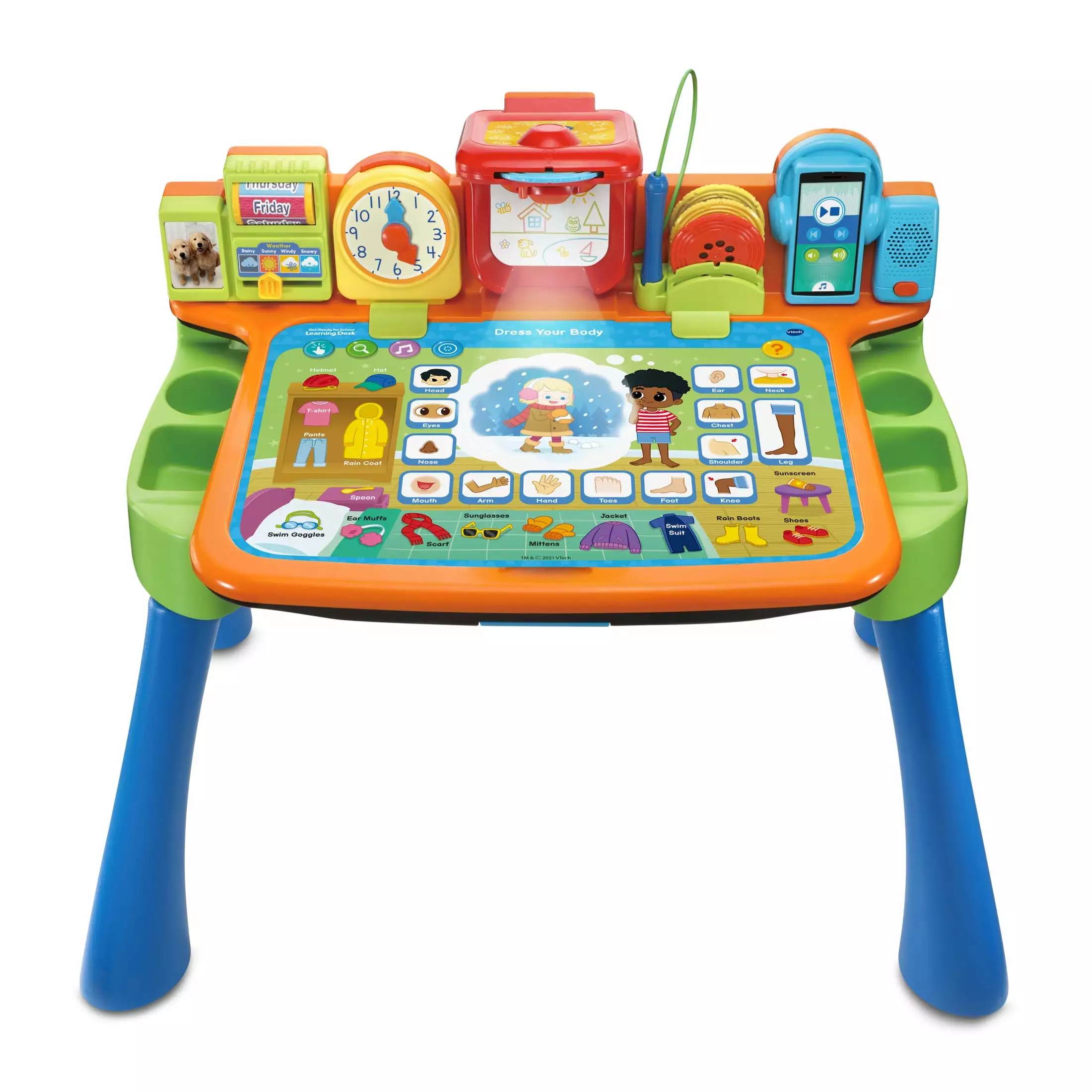 VTech Get Ready for School Learning Desk. Multicolor. 22 Tall. Walmart Exclusive