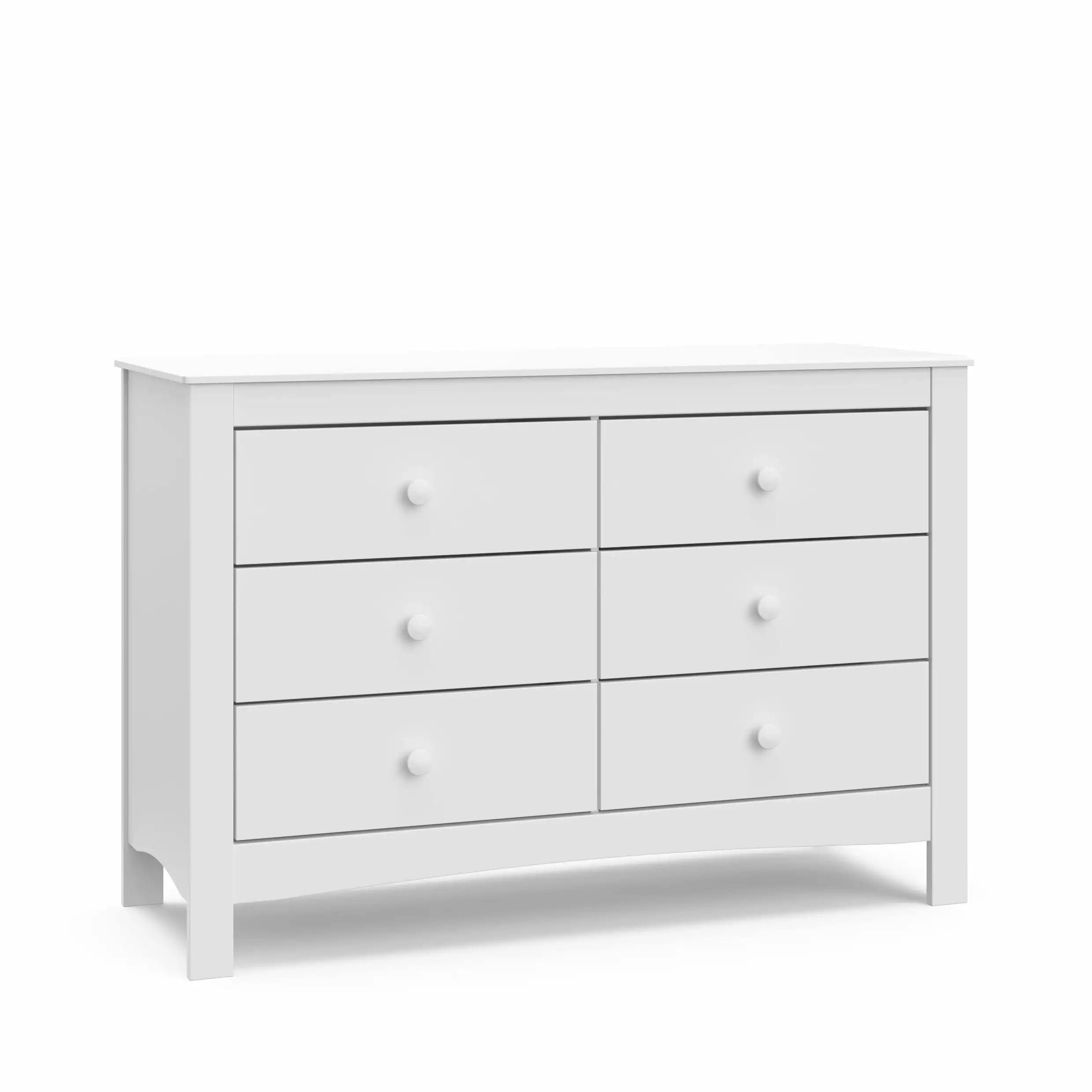 Graco Noah 6 Drawer Nursery Double Dresser. White