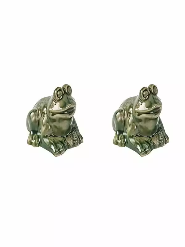 HEMNJUM Frog Toilet Caps Green Resin Toilet Covers Decorative for Bathroom Toilet Decor 2 piece