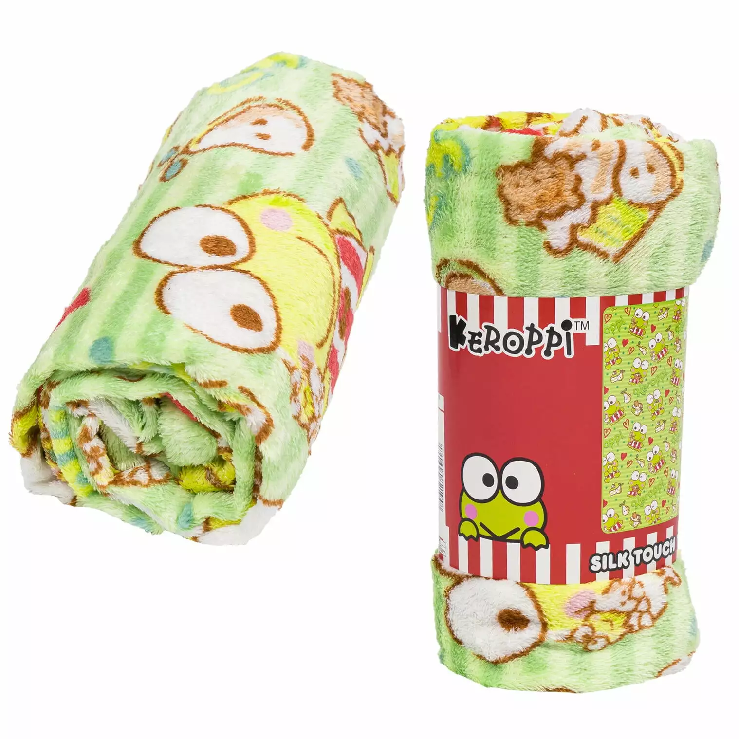 Hello Kitty KEROPPI & FRIENDS 40 x 50 SILK Touch Throw Blanket