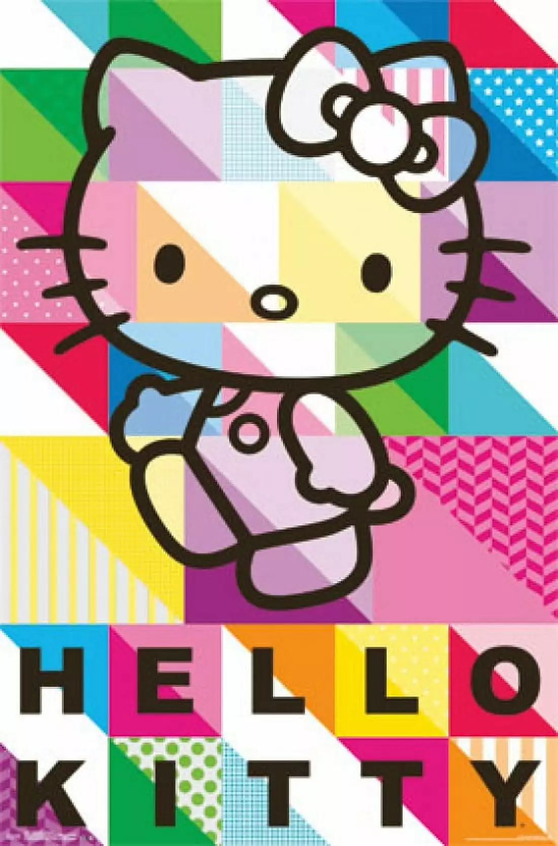 Hello Kitty - Patterns Laminated Poster Print (22 x 34)