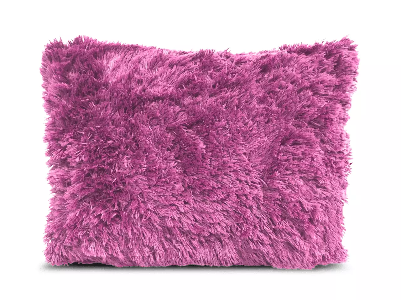 Heritage Club Purple Long Faux Fur Throw Pillow