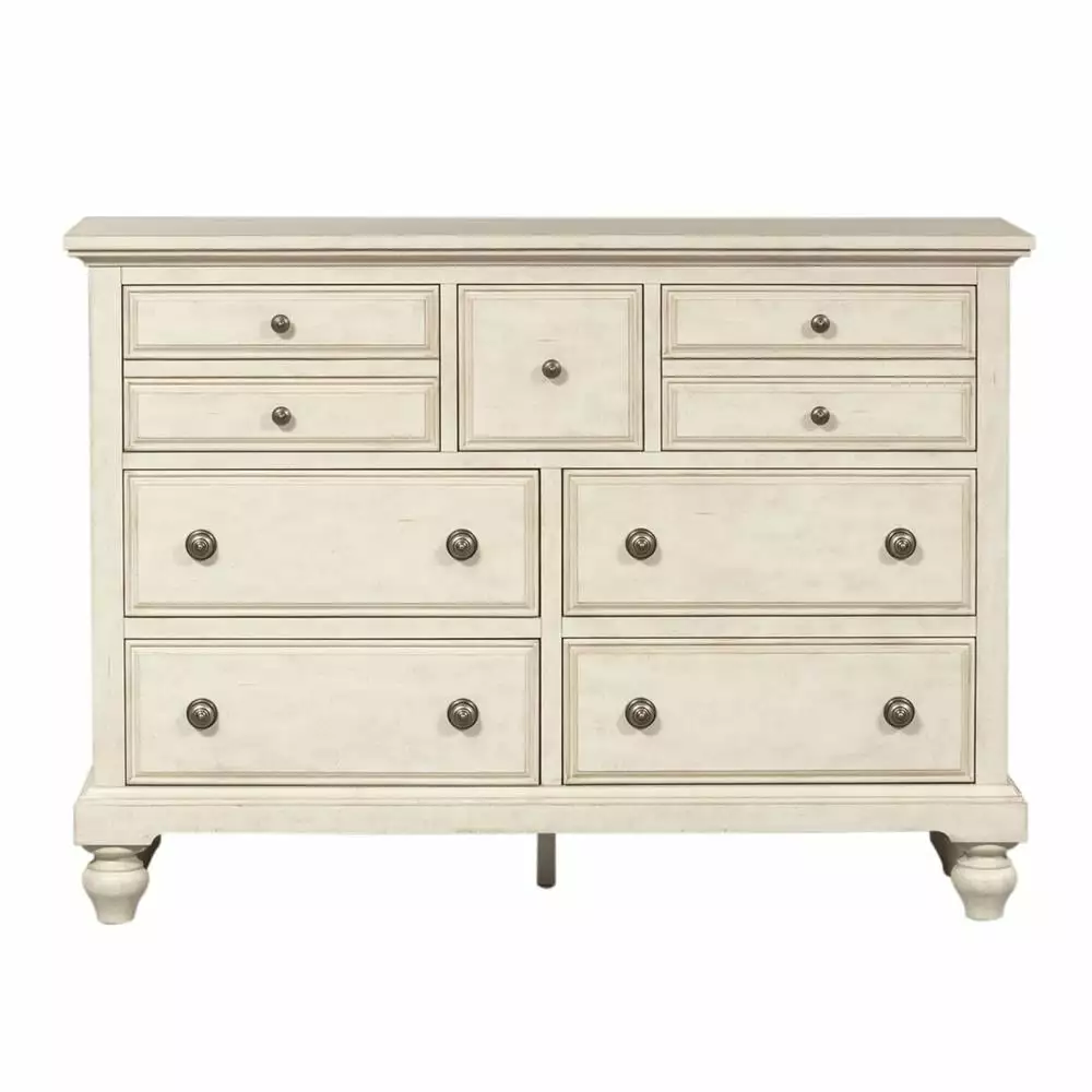 High Country White 7 Drawer Chesser