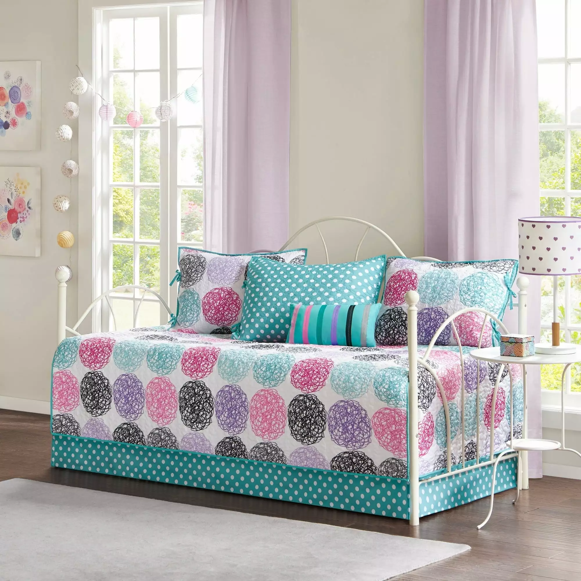 Home Essence Teen Brittany Reversible 6 Piece Daybed Set