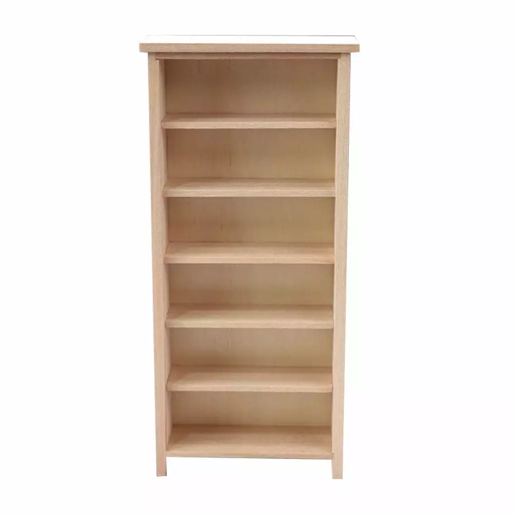 Home Furnishing Vertical Bookcase Model Bookshelf Toy Kids Gifts Presents Wooden