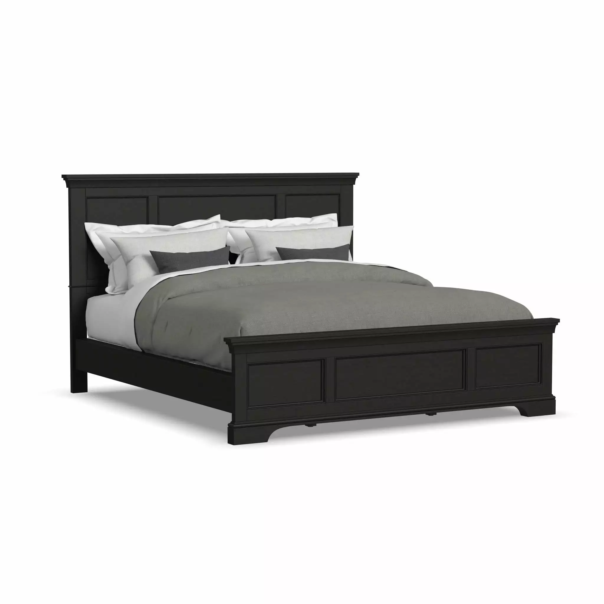 Homestyles Bedford Engineered Wood King Bed. Black