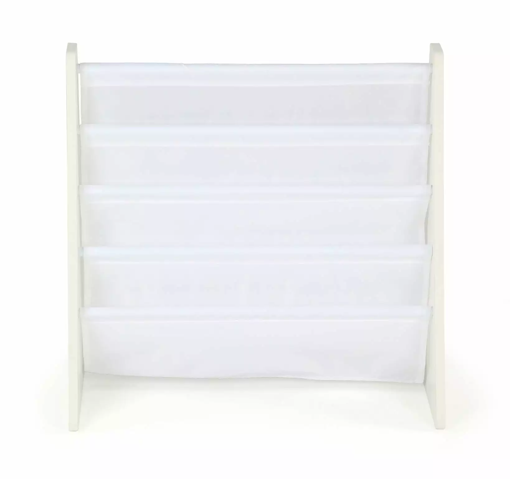 Humble Crew Kids Bookcase. 4 Row Book Storage Bookshelf. White