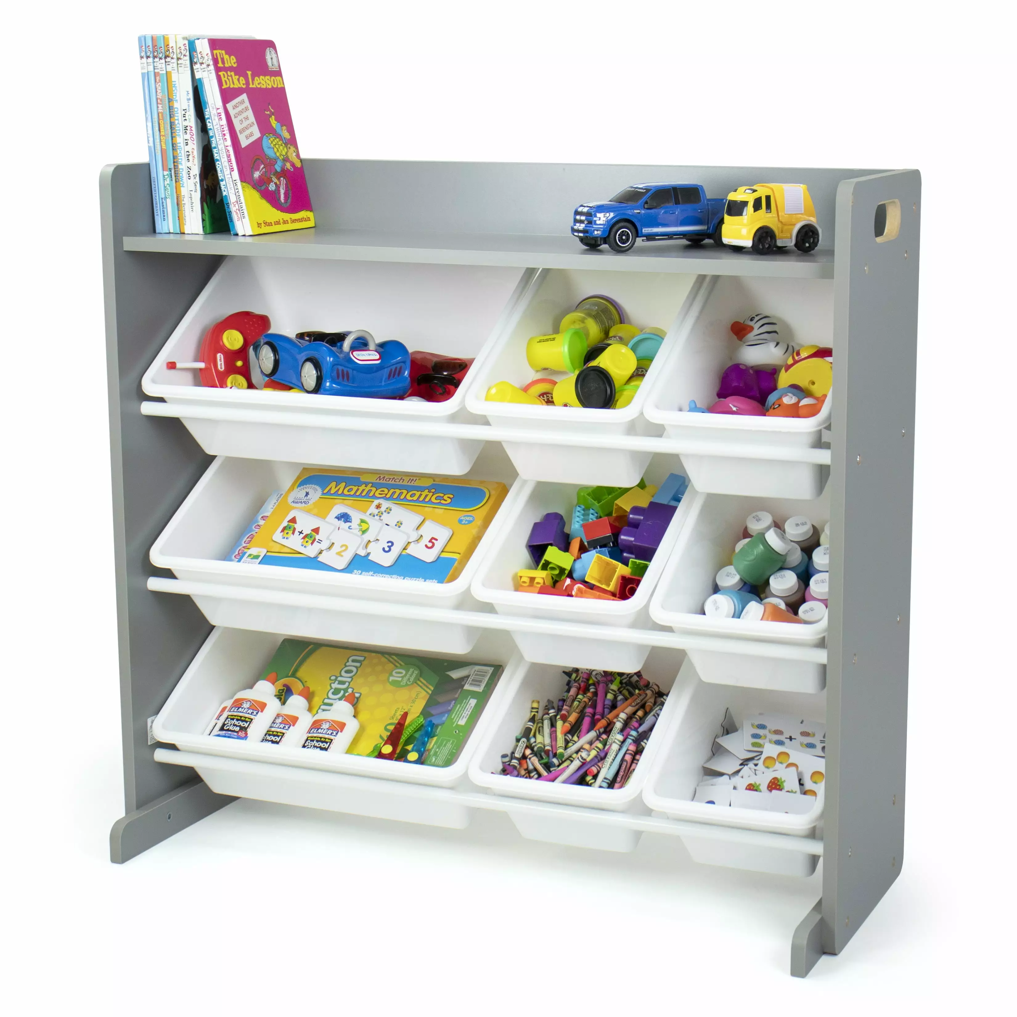 Humble Crew Toy Storage Organizer with Shelf and 9 Storage Bins