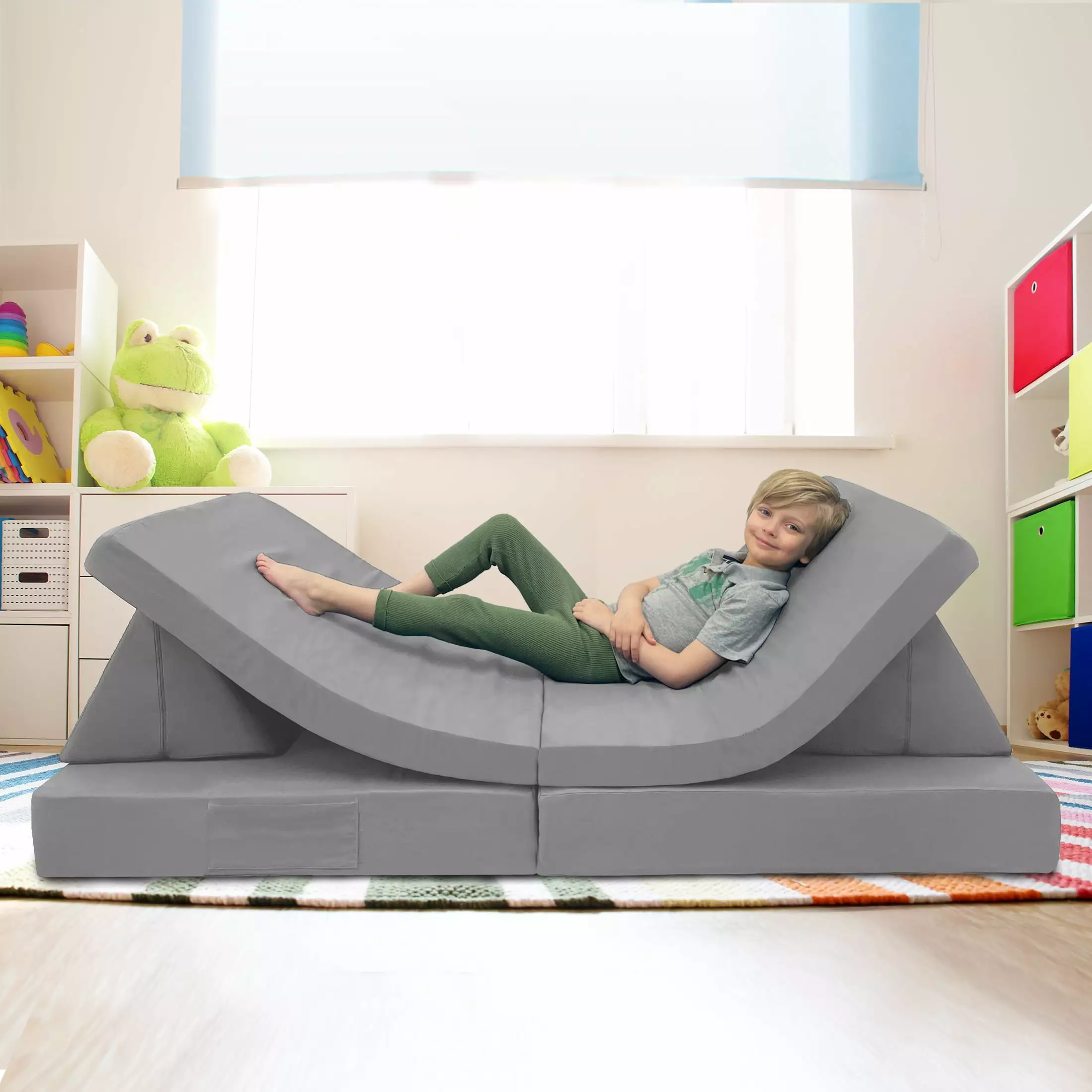 Imaginarium Kids and Toddler Play Couch. Dark Gray