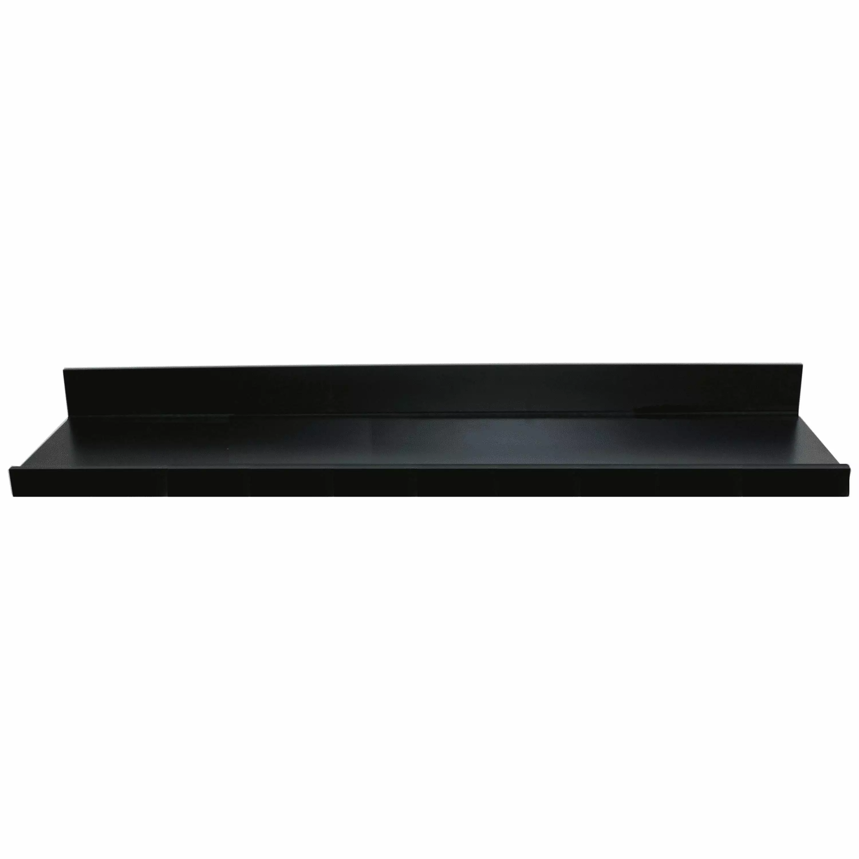 InPlace Rectangle Wood Floating Picture Ledge Wall Shelf One 23.6Wx4.5Dx3.5H Black