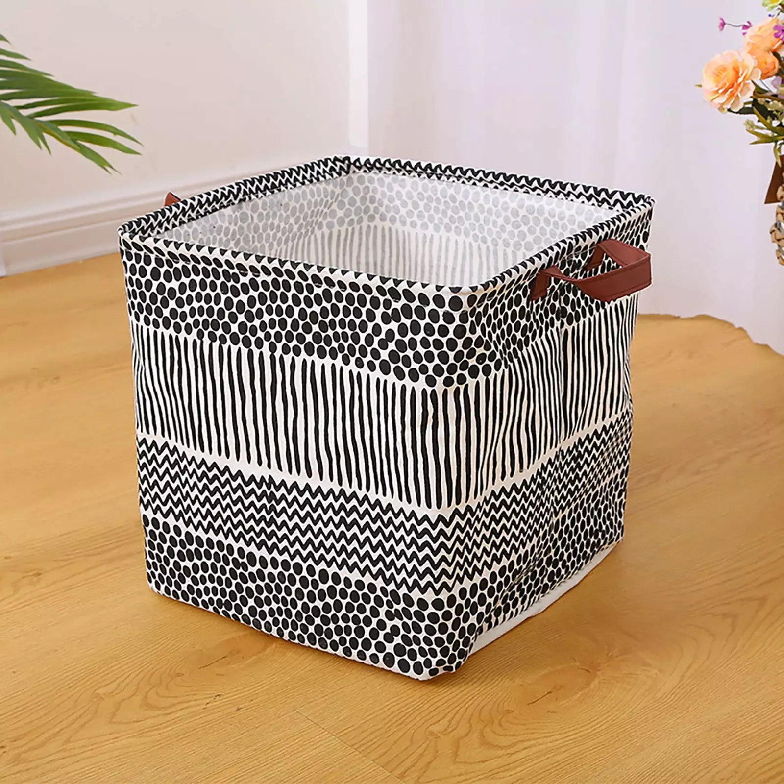 InsCrazy Laundry Basket Laundry Basket Dorm Baby Laundry Basket Large Laundry Hamper with Handle for Dirty Clothes Laudry Hamper Summer Savings