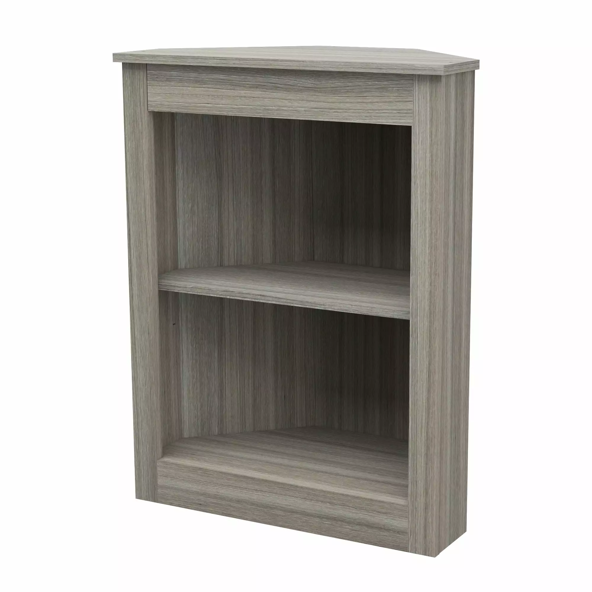 Inval BE-12604 Two (2)-Shelf 31.5 Corner Bookcase. Multiple Colors