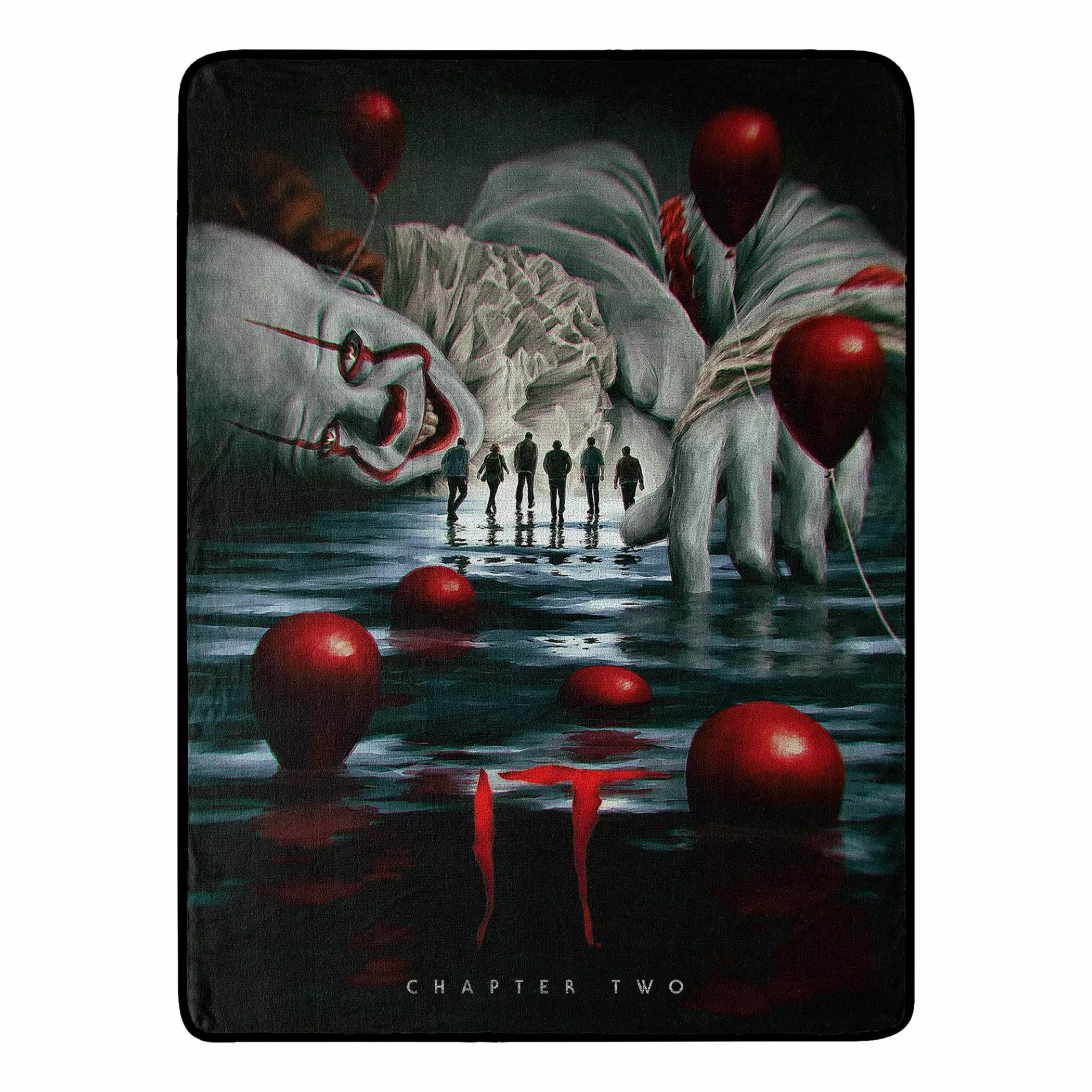 It 2 Pennywise Hallucination Micro Raschel Throw Blanket. 46 x 60 inches