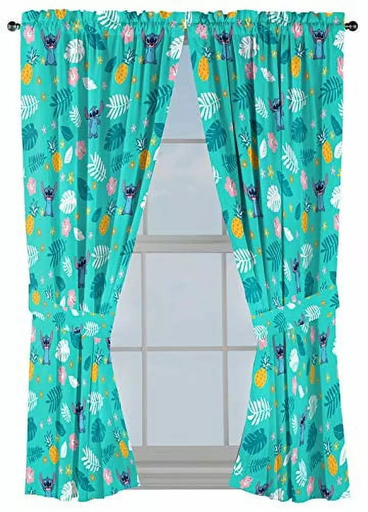 Jay Franco and Sons Lilo & Stitch Aloha Stitch 63 Drapes