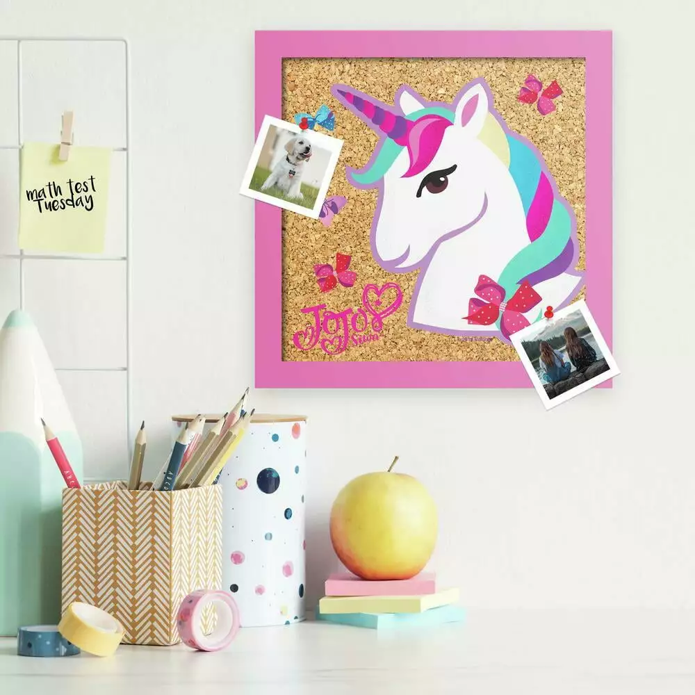 JoJo Siwa Unicorn Cork Wall Art