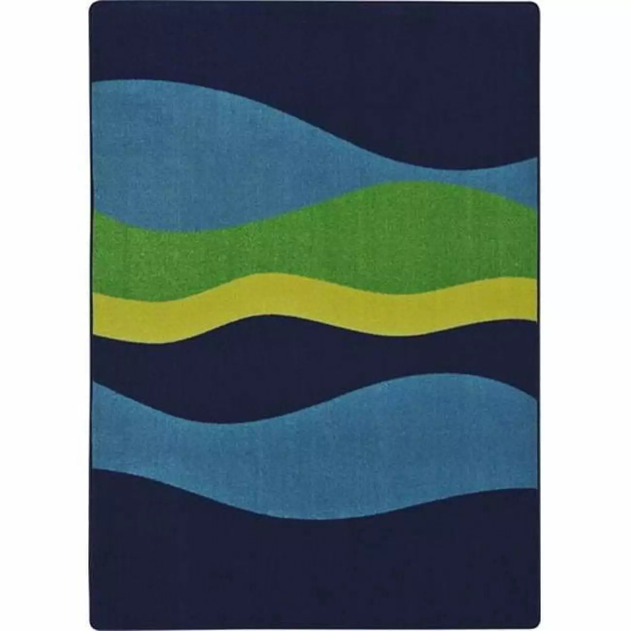 Joy Carpets 1858C-04 Flow Teen Area Rugs - 5 ft. 4 in. x 7 ft. 8 in. - Primary