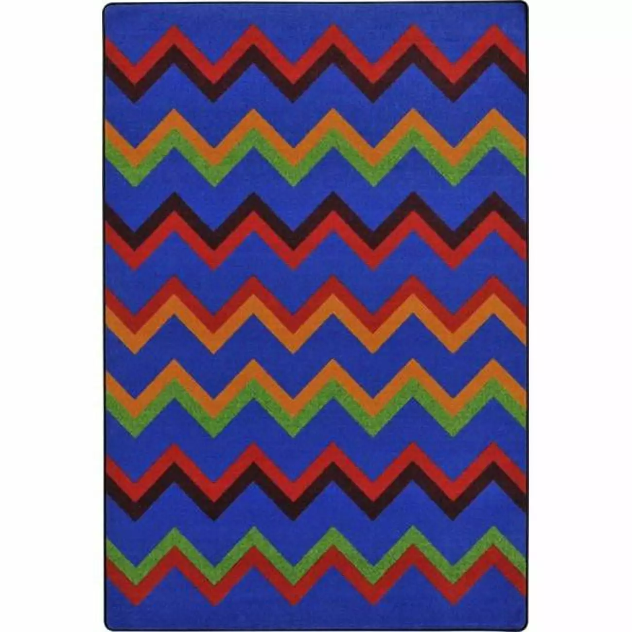 Joy Carpets 1861C-04 Sonic Teen Area Rugs - 5 ft. 4 in. x 7 ft. 8 in. - Primary