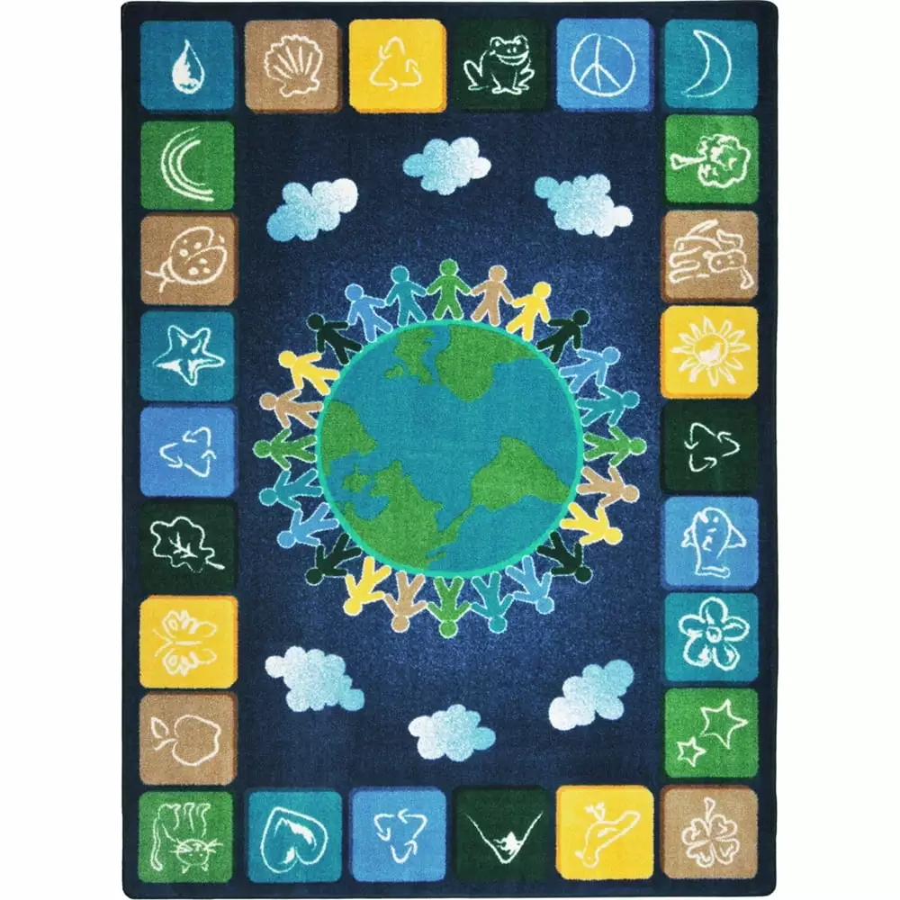 Joy Carpets One World Kids Area Rug 10-ft 9-in 13-ft 2-in