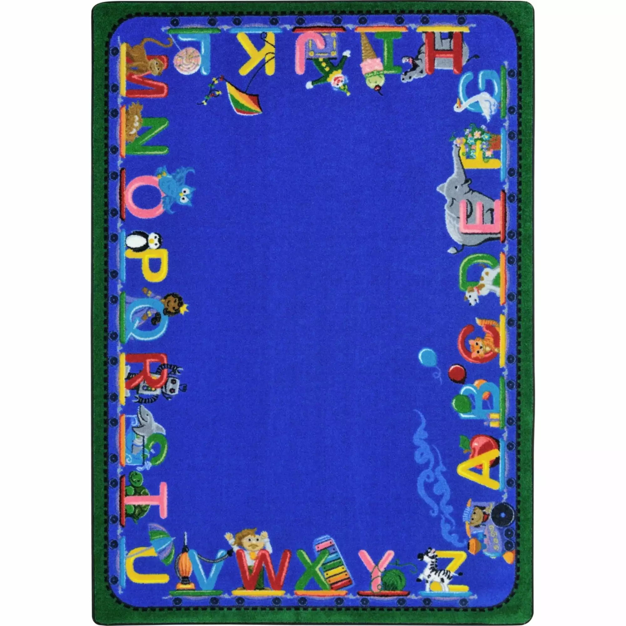 Joy Rugs Choo Choo Letters Machine Tufted - Cut Pile N/A 10'9 x 13'2 - Area Rug