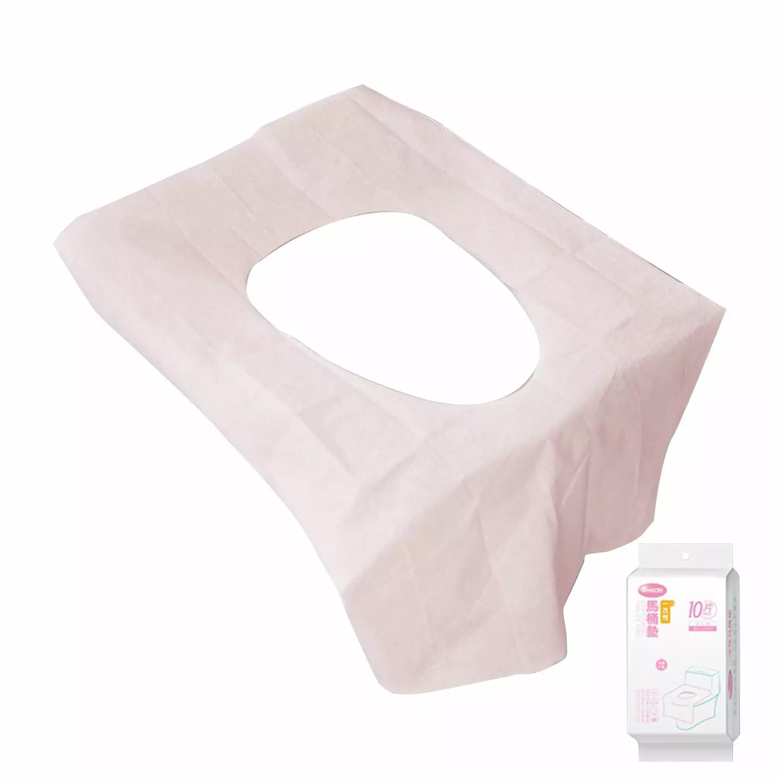 Jubipavy Extended Disposable Toilet Mat Female Portable Travel Toilet Partition Dirty Pregnant Women Suitable Toilet Cover Seat Paper Disposable Toilet Mat Home Clearance