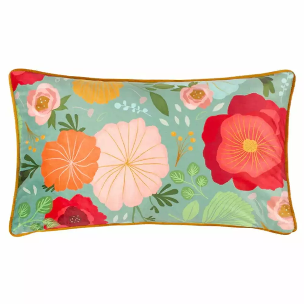 Kate Merritt Flower Girl Throw Pillow Cover