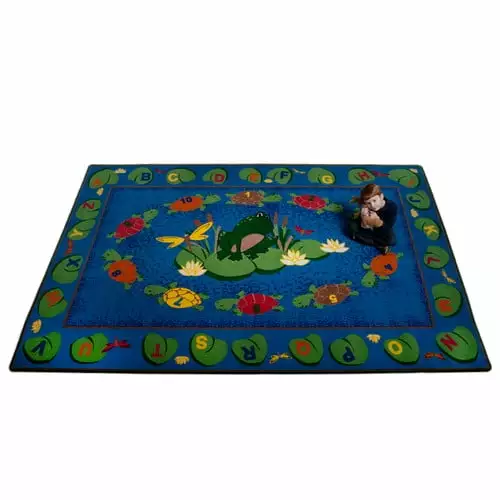 Kid Carpet Turtle Circle Time Area Rug