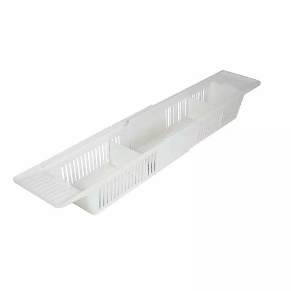 KidCo S372 Plastic Bath Tub Storage Basket Childs Toy Organizer. White