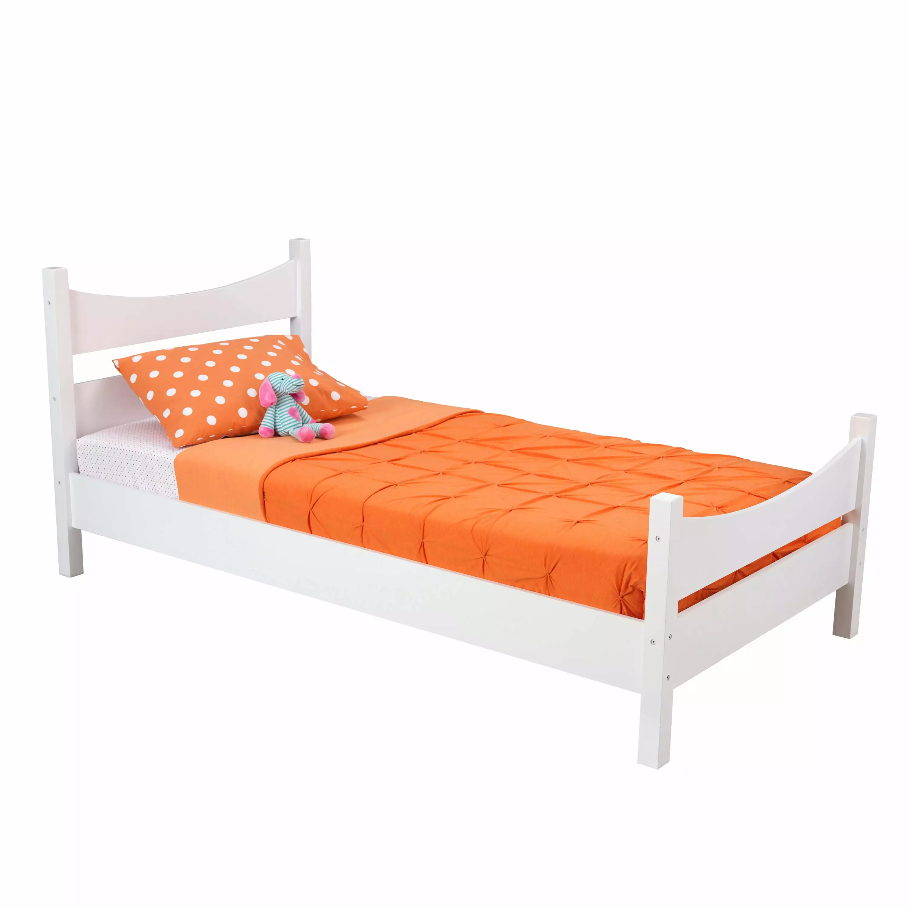 KidKraft Addison Wooden Twin Size Bed. Children's Furniture - White