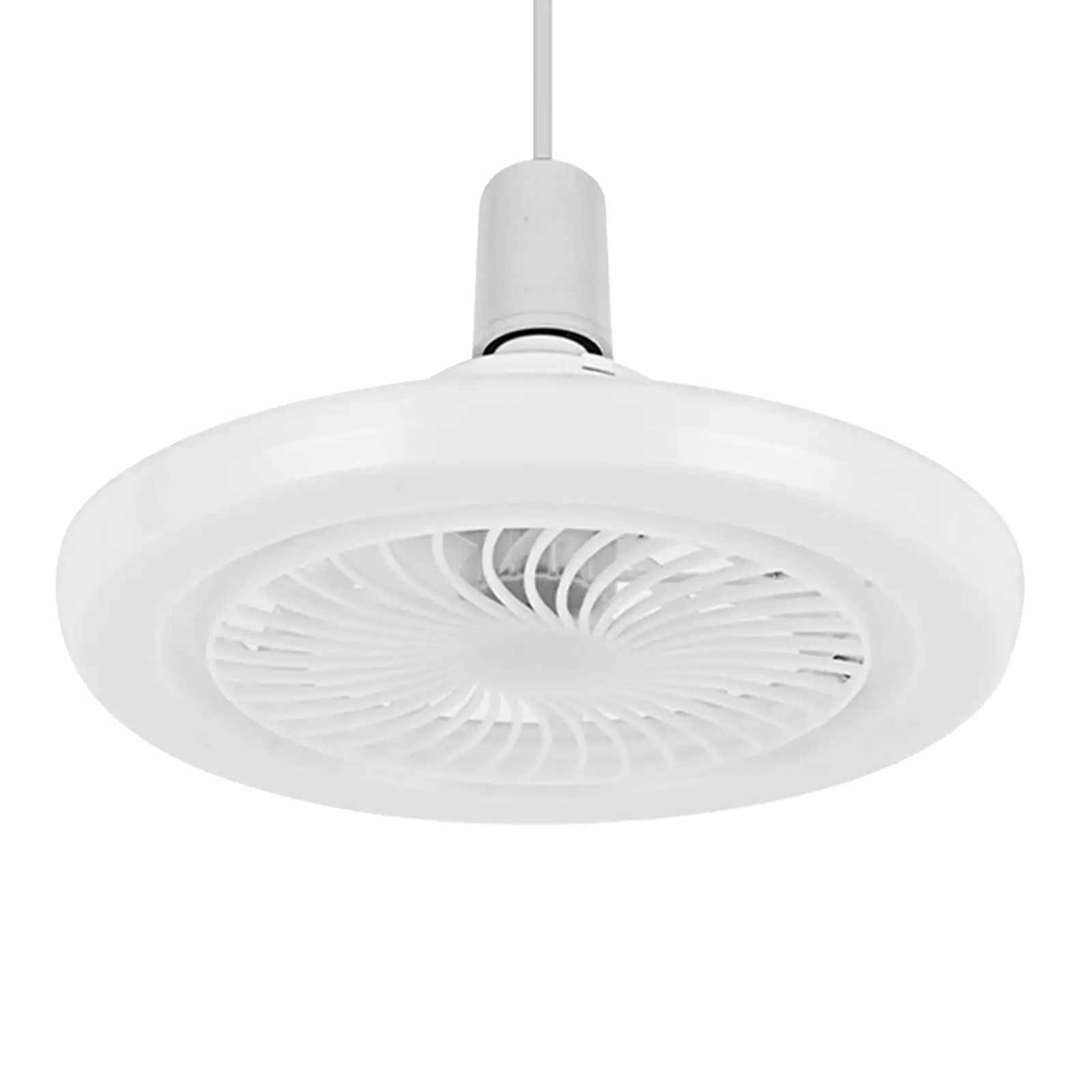 Komiseup Enclosed Ceiling Fan with Light Remote Control. Low Profile LED Small Ceiling Fan Bulb for Garage Adjustable LED Mini Ceiling Fan for Bedroom. Kitchen. Living Room. Closet