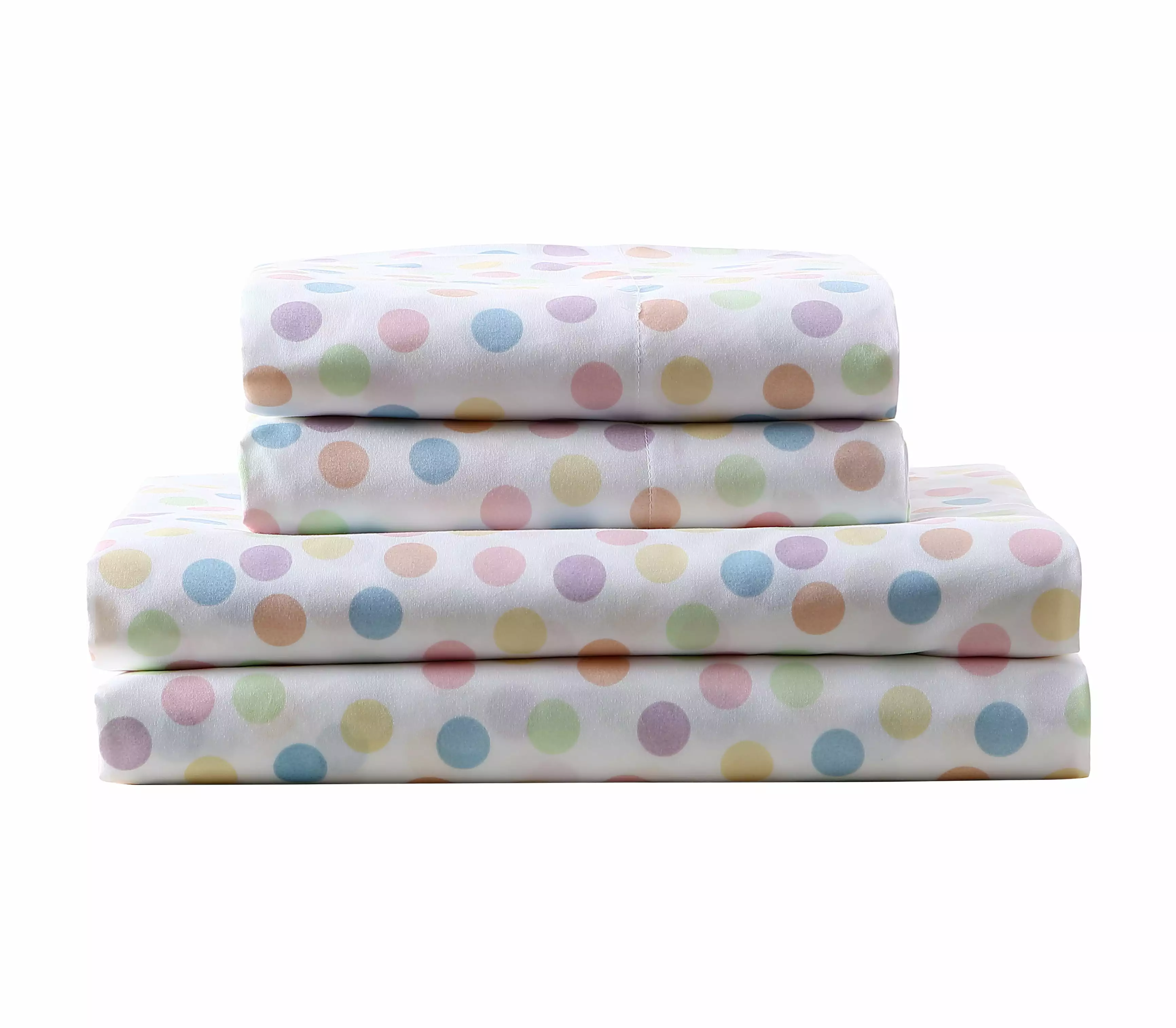 Kute Kids Ultra Soft Minnie Polka Dot Galore Multicolor Microfiber Pillowcases. Standard (2 Count)