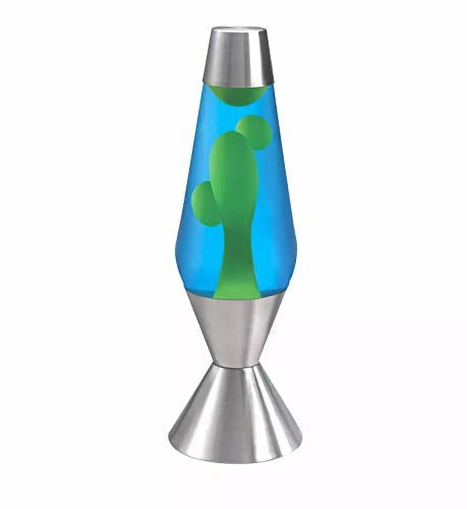 LAVA Lamp Yellow/Blue/Silver - 16.3