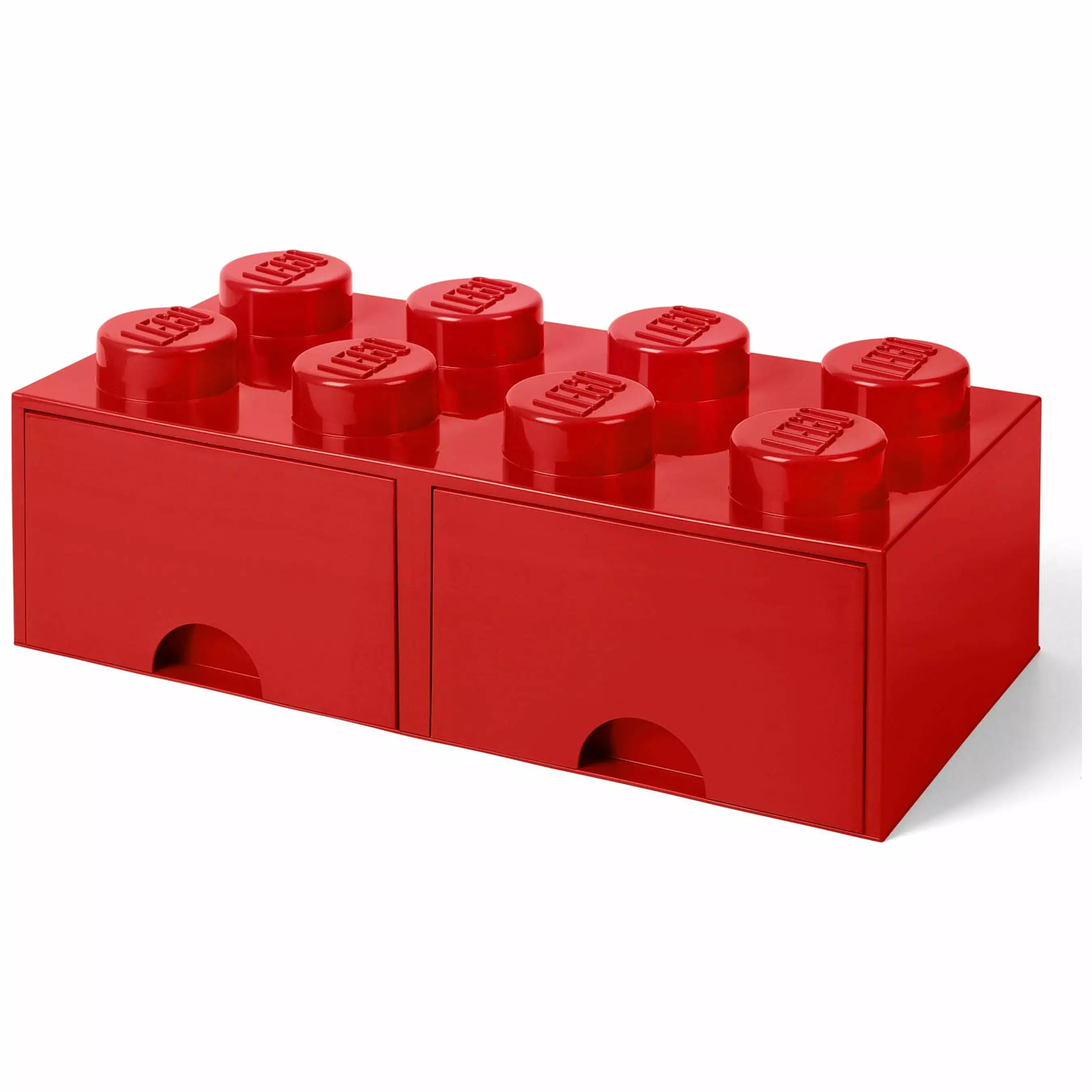 LEGO Storage Brick 8 (2 Drawers) - Red