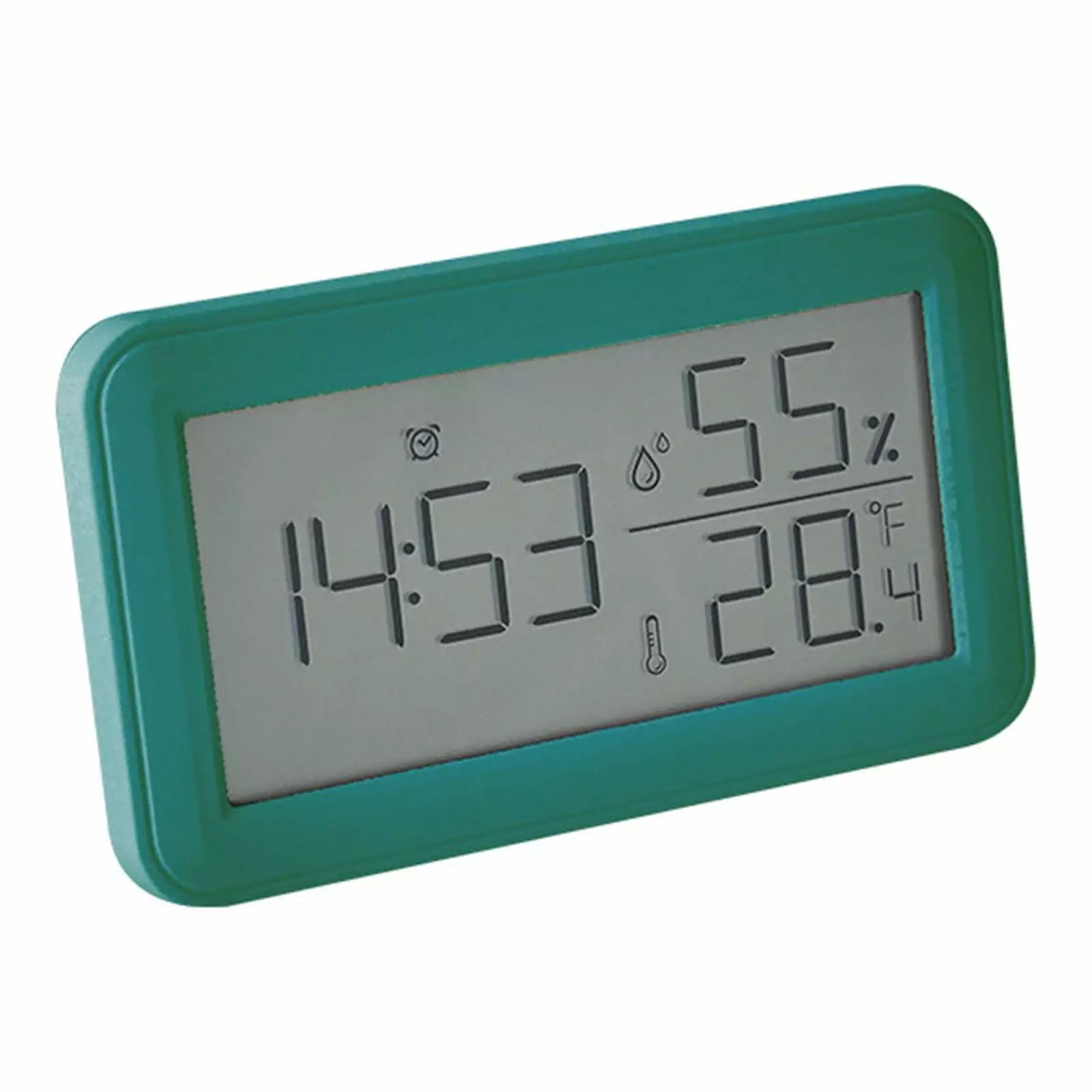 LMEEOR Digital Alarm Clock Clearance Digital Alarm Clock with Lcd Display Thermometers Hygrometer Digital Temperature Humidity Monitor Snooze Alarm with Smart Clock Calendar Digital Alarm Clock