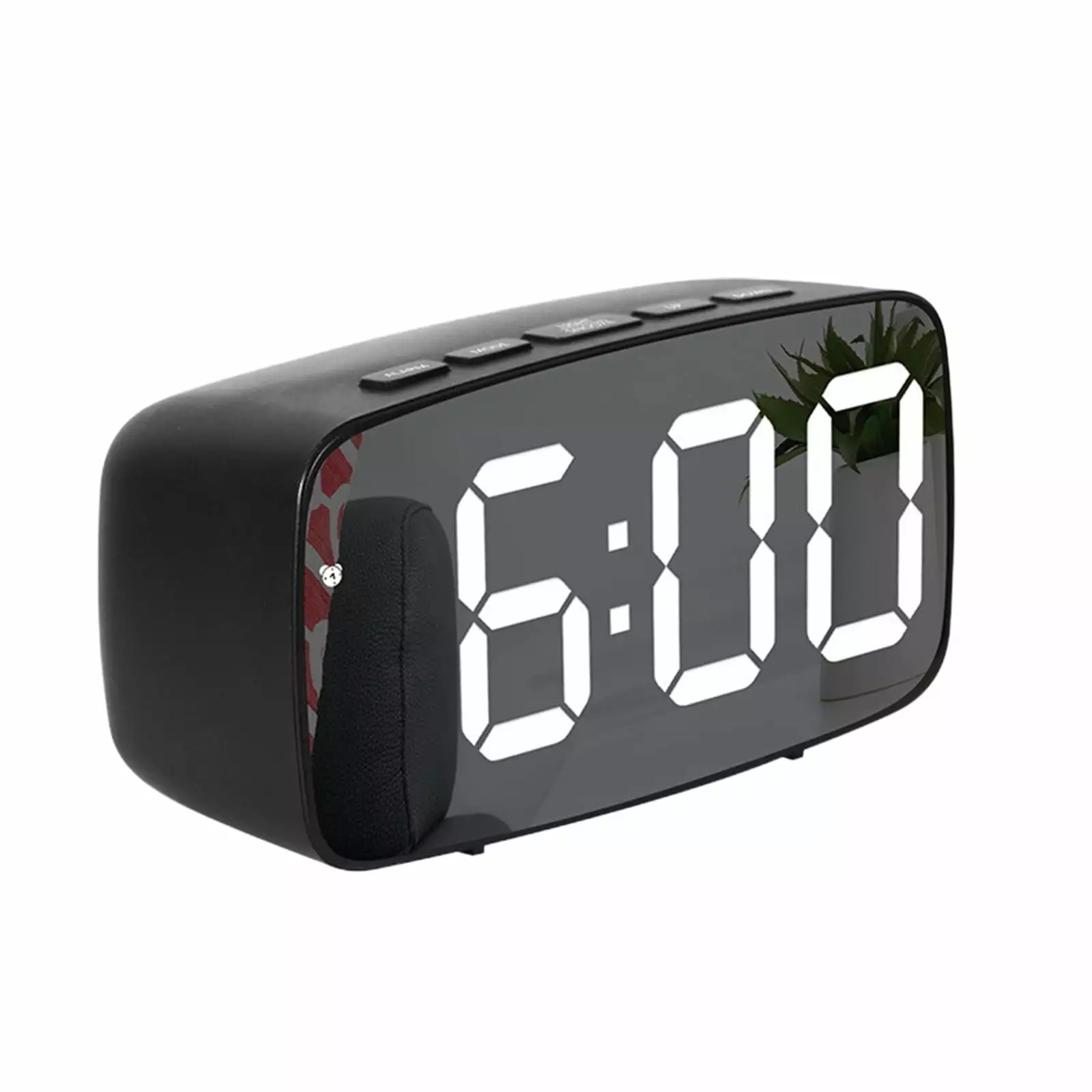 LMEEOR Digital Electronic Clock Clearance Digital Electronic Clock Led Display Electronic Clock Stereo Digital Display Snooze Alarm Clock 12/24h Switching Temperature Display Digital Electronic Clock