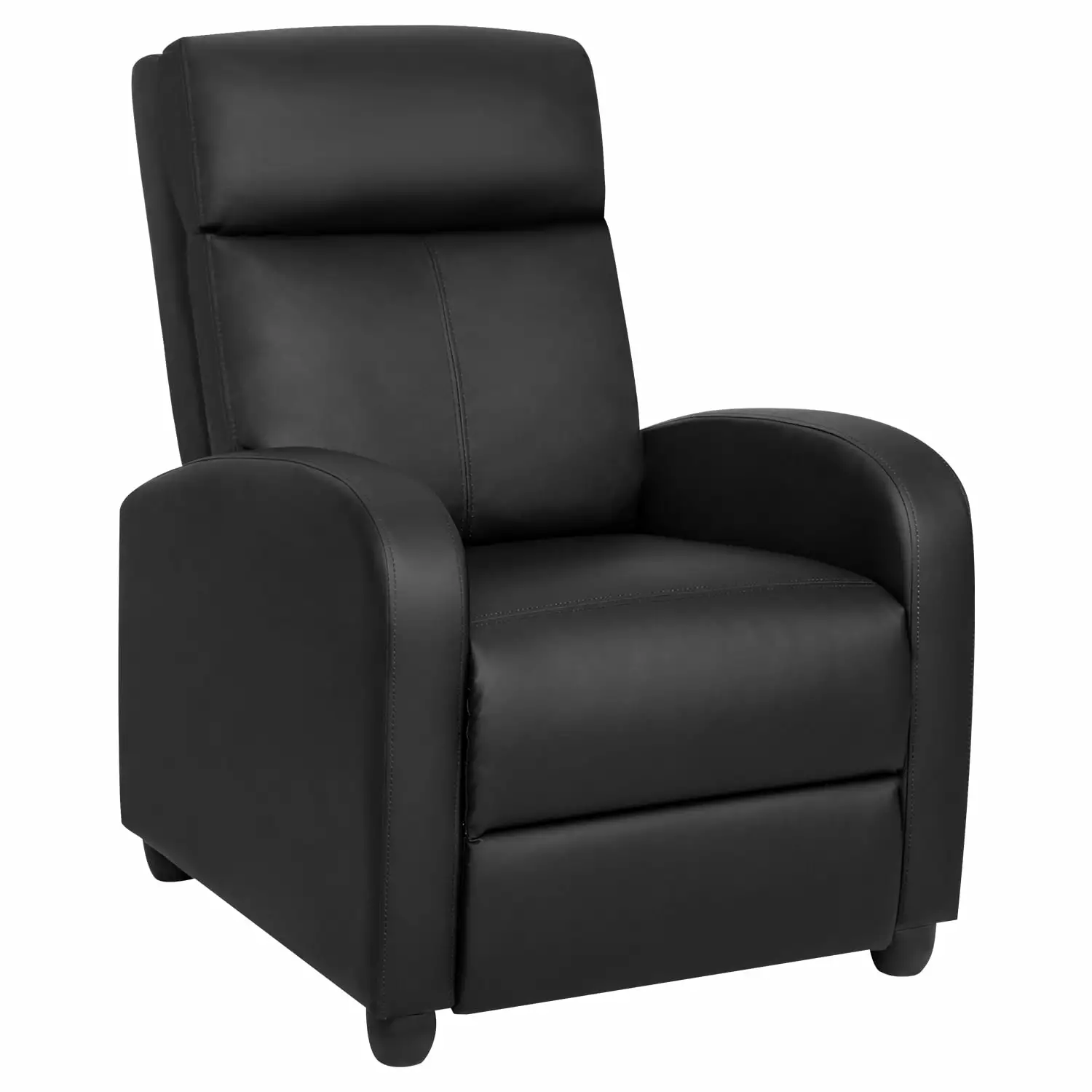 Lacoo Home Theater Recliner with Padded Seat and Backrest. Black