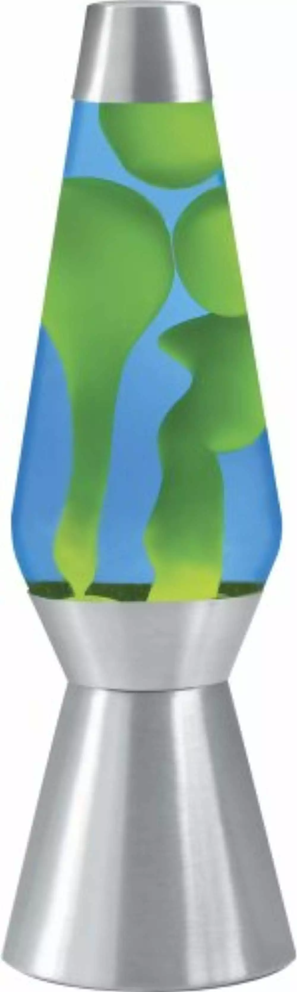 Lava Lamp Grande 27'' Yellow Wax/Blue Liquid/Silver Base & Cap [SPECIAL PRODUCTS] Decor. Lamp