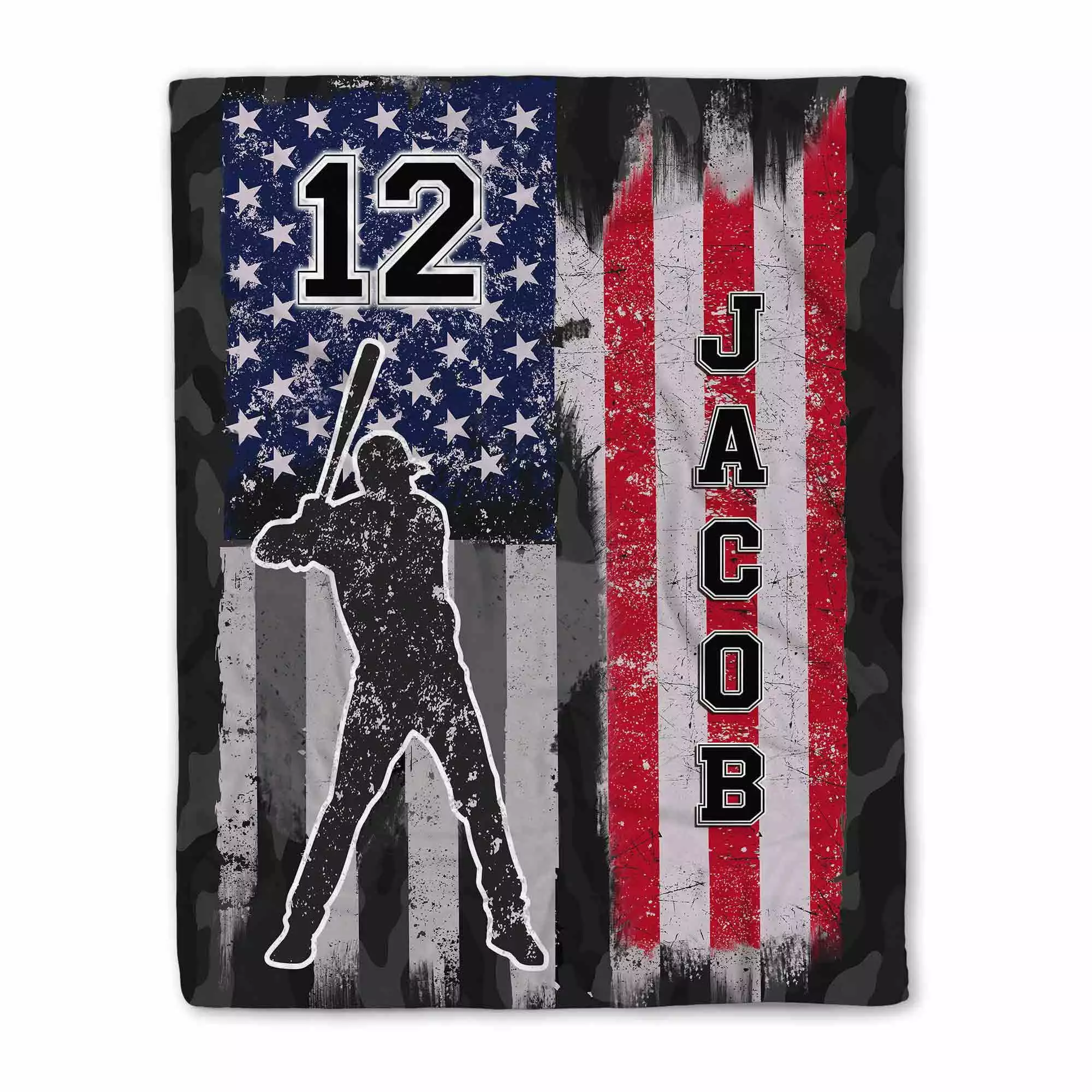 Lazaofficial Custom Blanket Personalized. Baseball Blanket. Boy Blanket