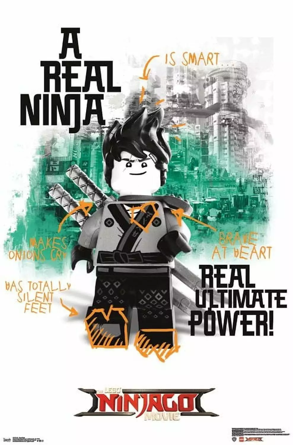 Lego Ninjago - Real Ninja Poster Print (22 x 34)