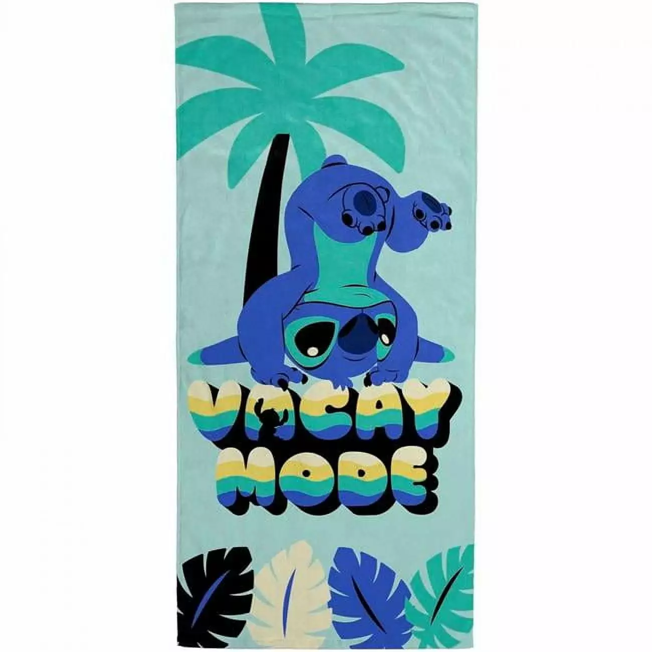 Lilo & Stitch 871041 Lilo & Stitch Vacay Mode Beach Towel. Blue