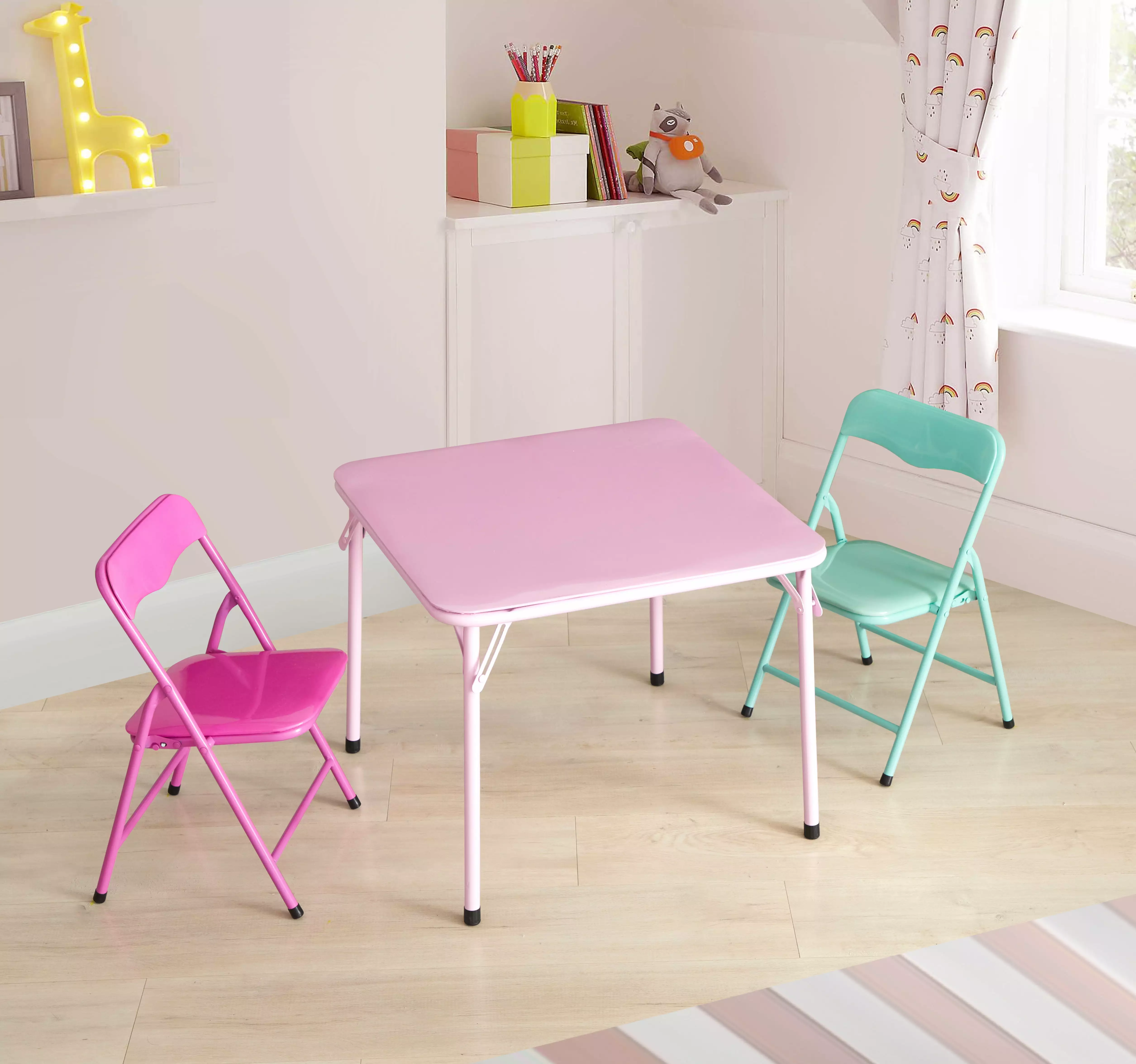 Little Nest 3 Piece Pink Table And Chair Set