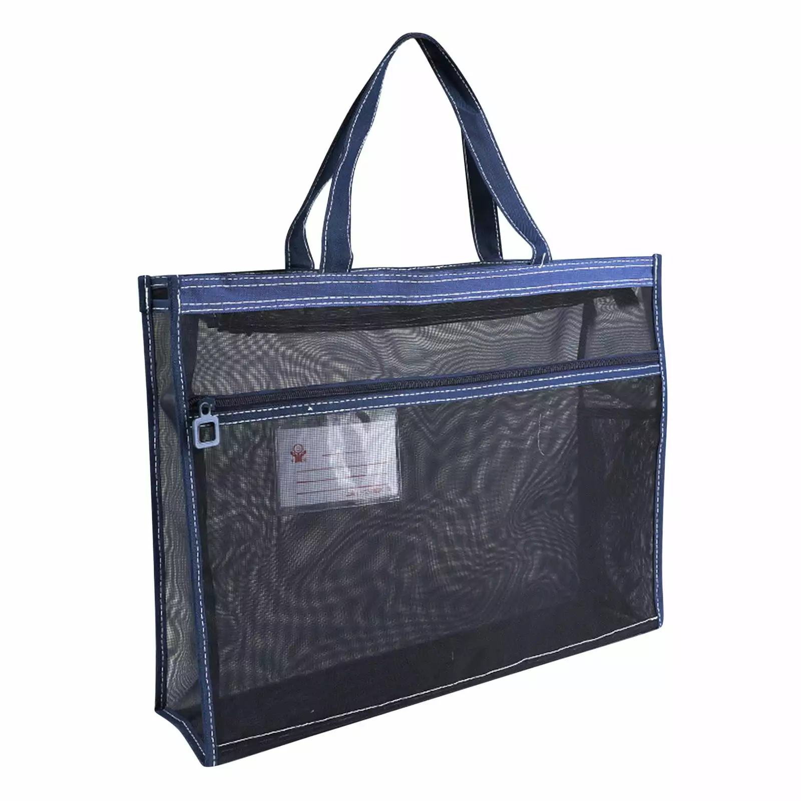 Livrdious Get Organized With Our Extra Large A3 Art Bag - The Mesh Zipper Case For All Your Needs Transparent Mesh Zipper Pouch For Easy Organization And Storage on Clearance