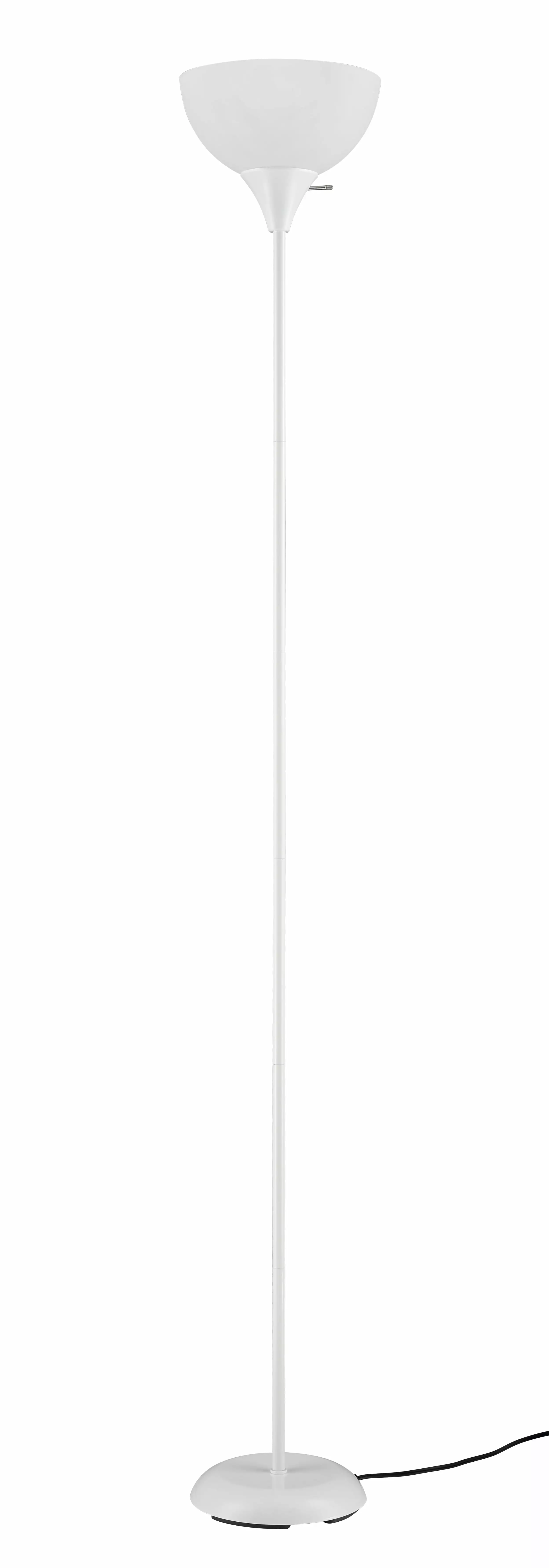 Mainstays 71 White Floor Lamp. Modern Design