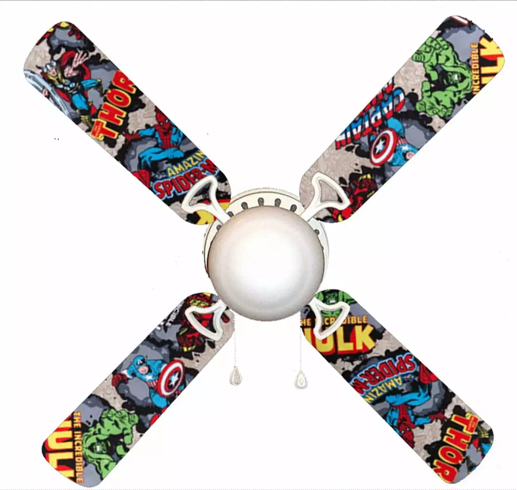 Marvel Avengers Super Heroes 42 Ceiling Fan and Lamp