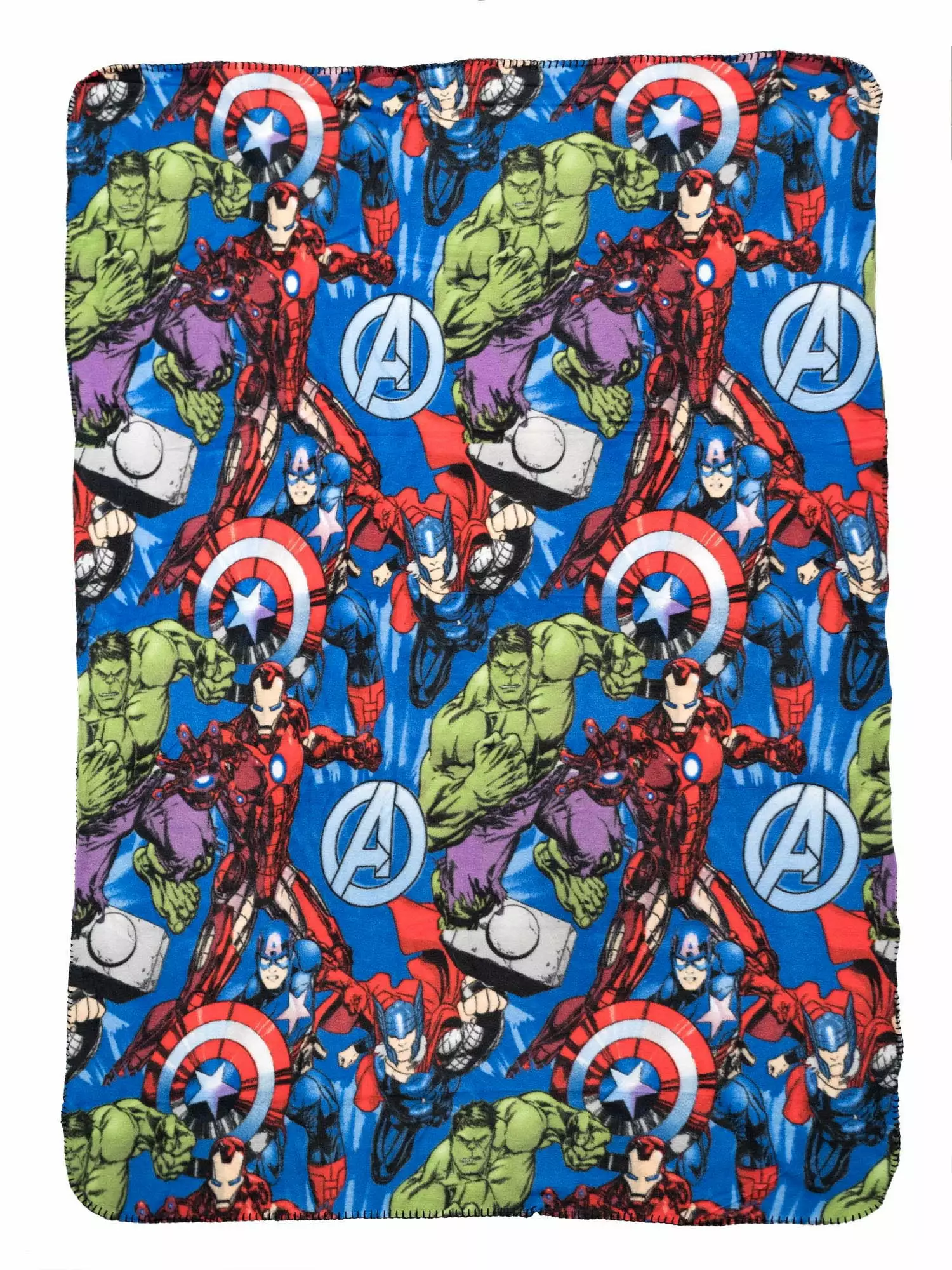 Marvel Avengers Throw Blanket 45 x 60 Thor Hulk Captain America